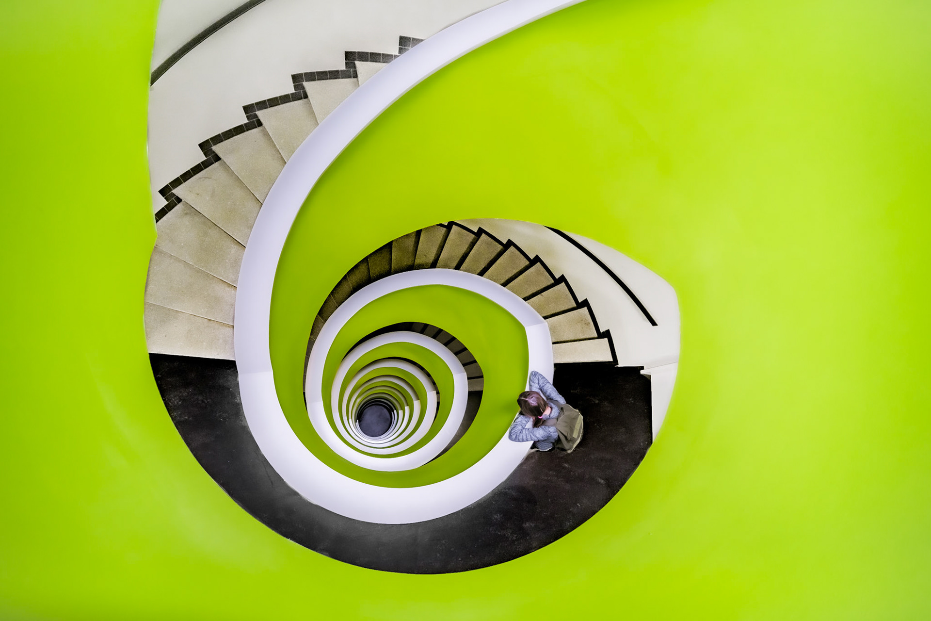 spiral staircase Picassoplatz
