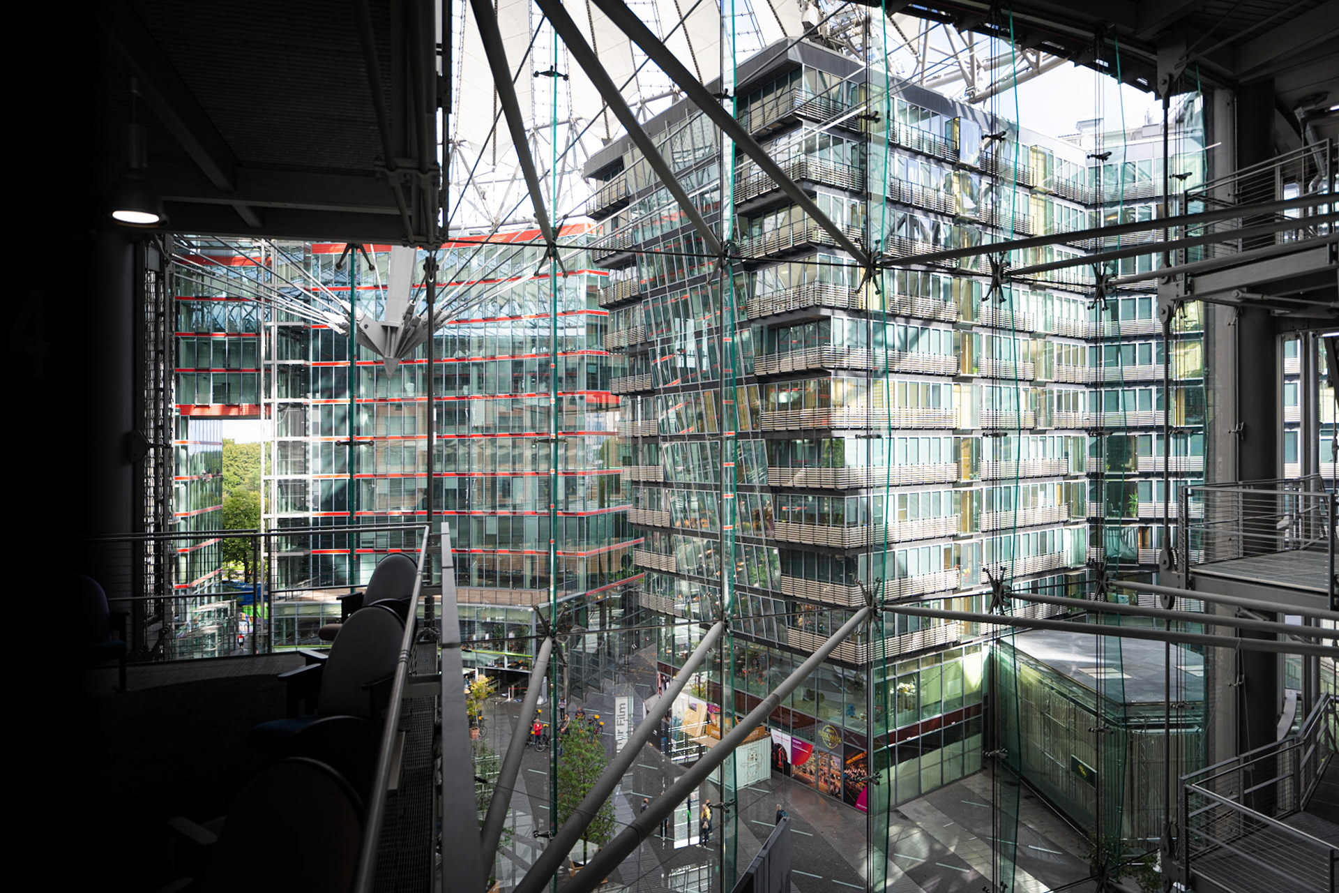 Sony Center facades