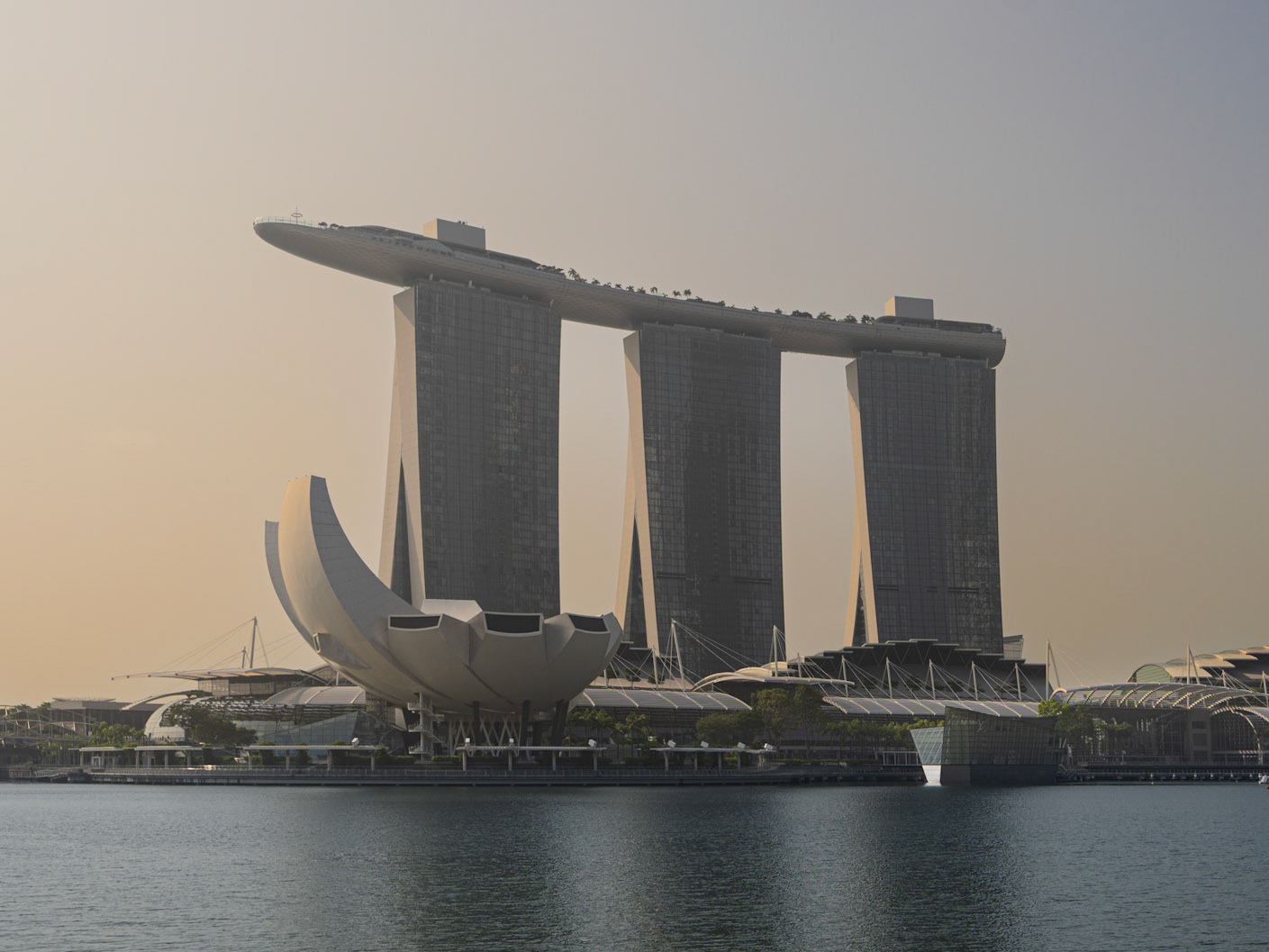 ArtScience Museum and the Louis Vuitton Island Maison at Marina