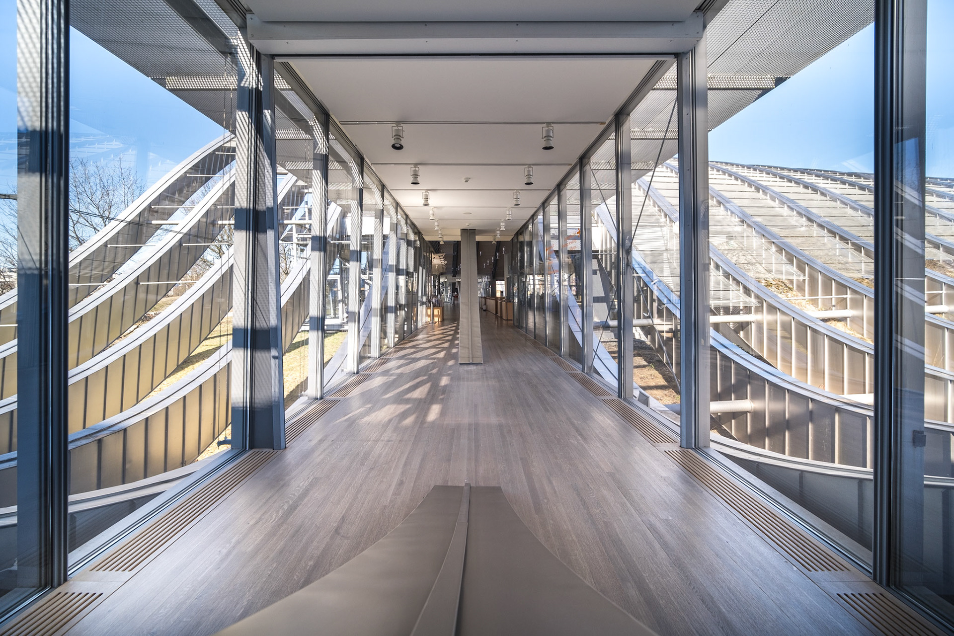 Zentrum Paul Klee was designed by Renzo Piano and opened in 2005.