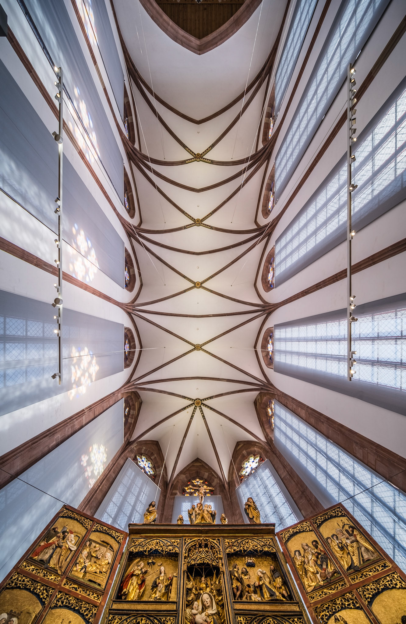 Barfüßerkirche - ceiling of the choir