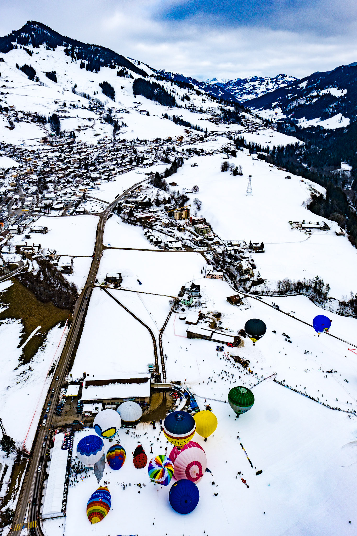 view over the Alps