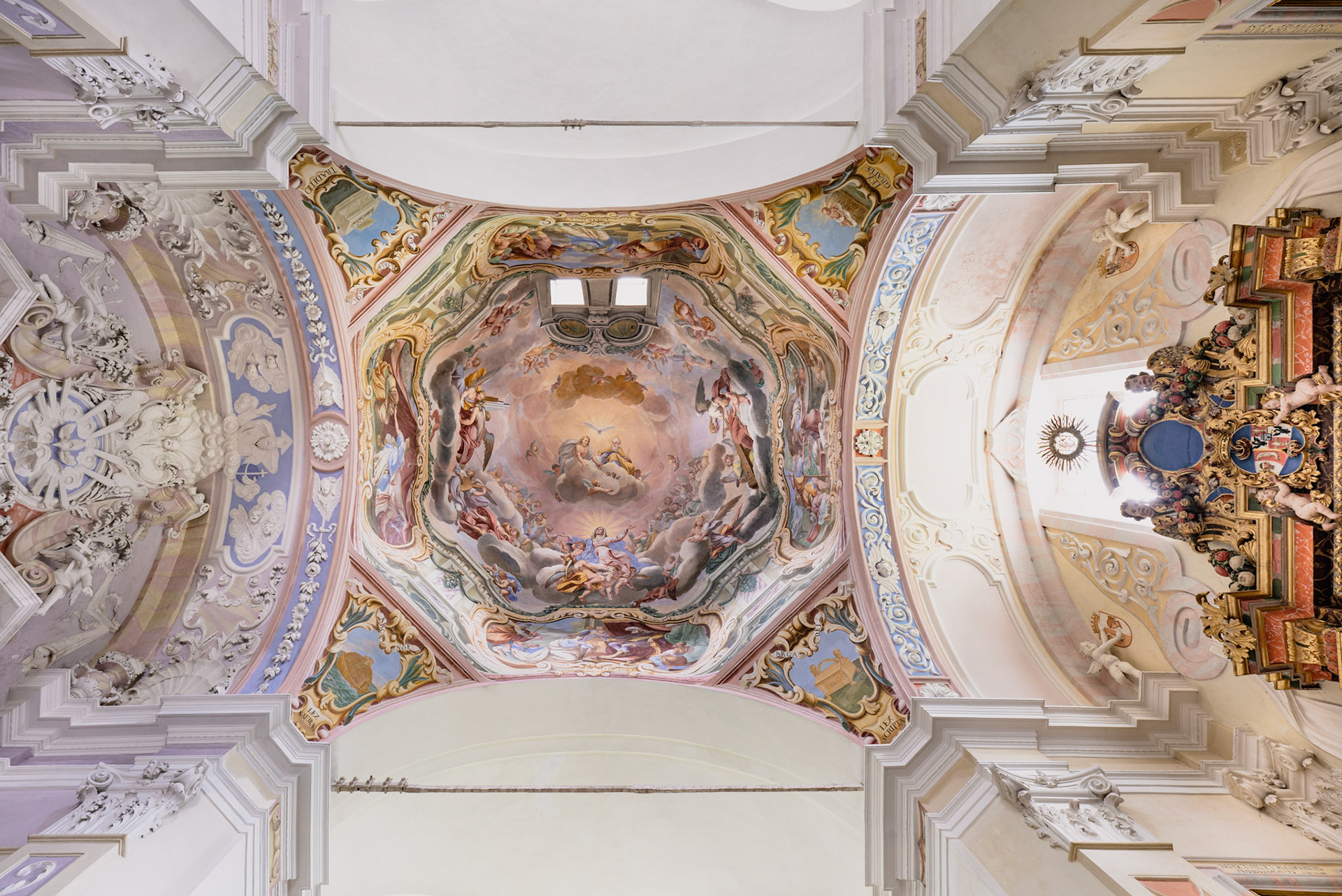 Chiesa di Santa Maria Assunta - ceiling painting by Guiseppe Brina