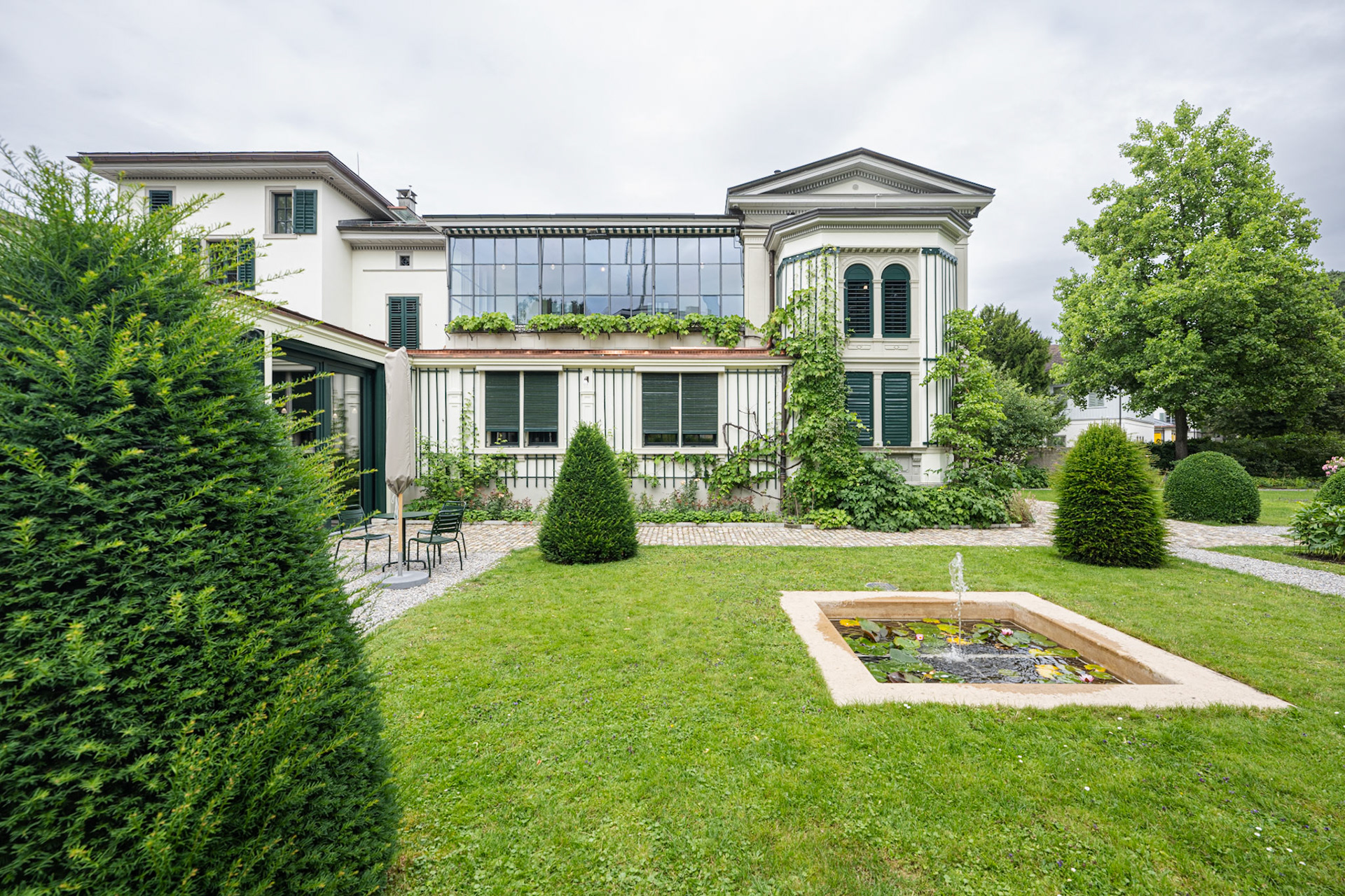 Villa Flora and its large garden
