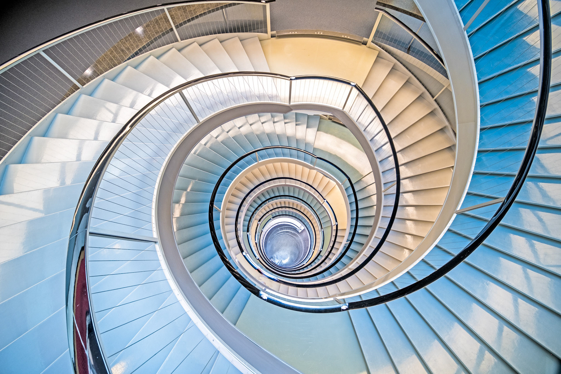 Nestlé headquarter, Vevey - spiral staircase