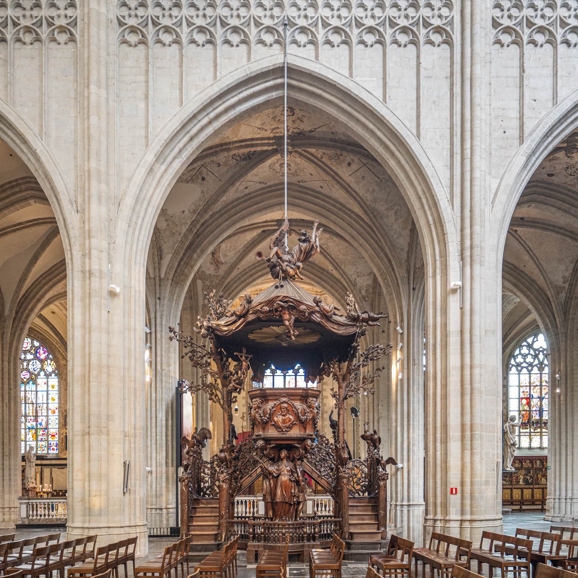 pulpit by Michiel I van der Voort