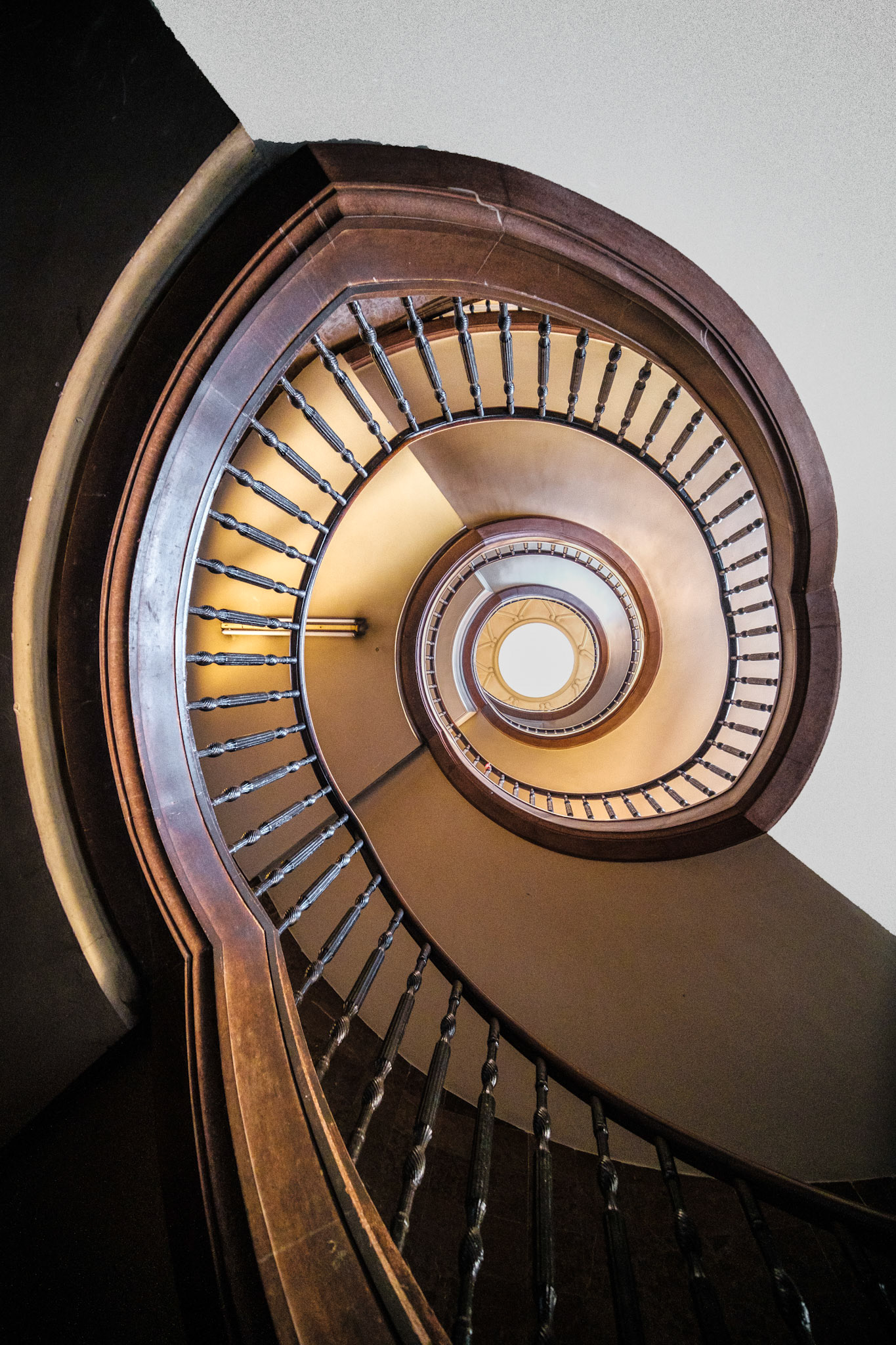 Nova Huta Administrative buildings - staircase