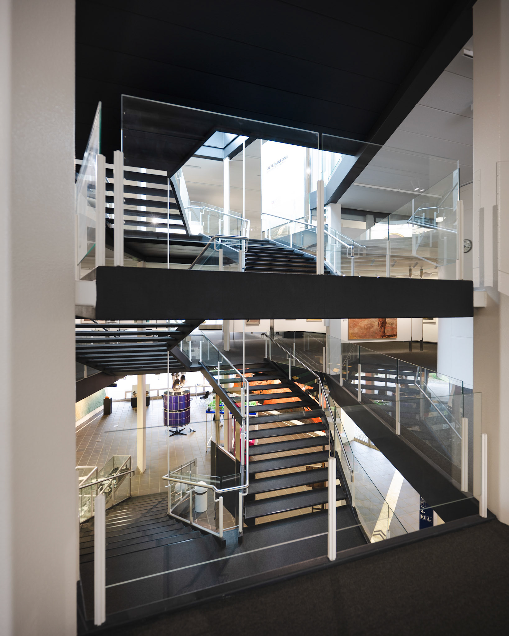 Hans Erni Museum - staircase