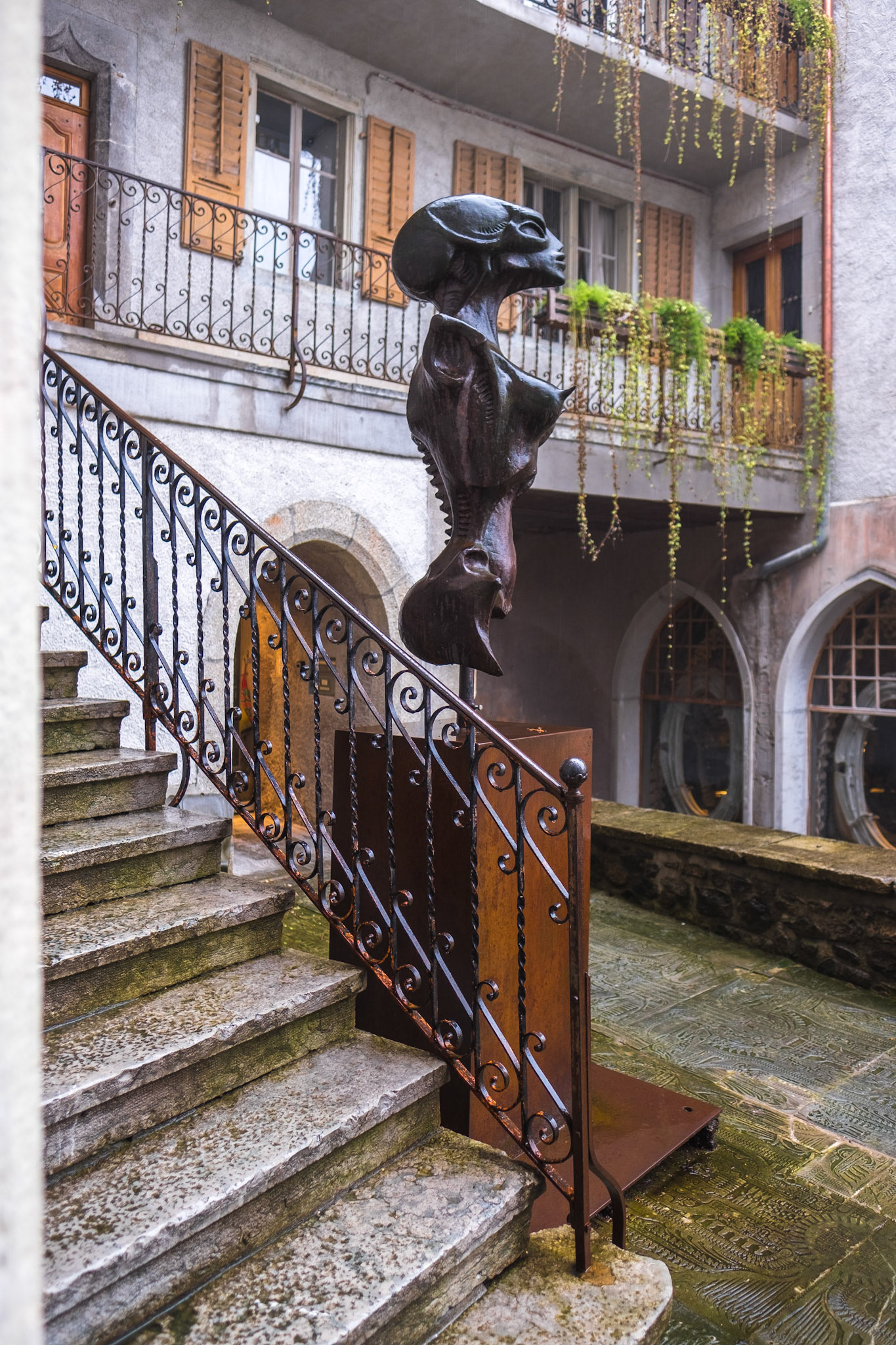 H.R. Giger museum entrance