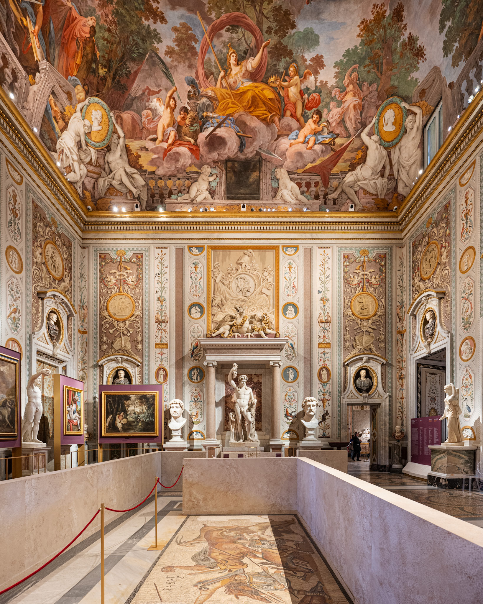 Mariano Rossi Hall with 4th-century CE mosaic
