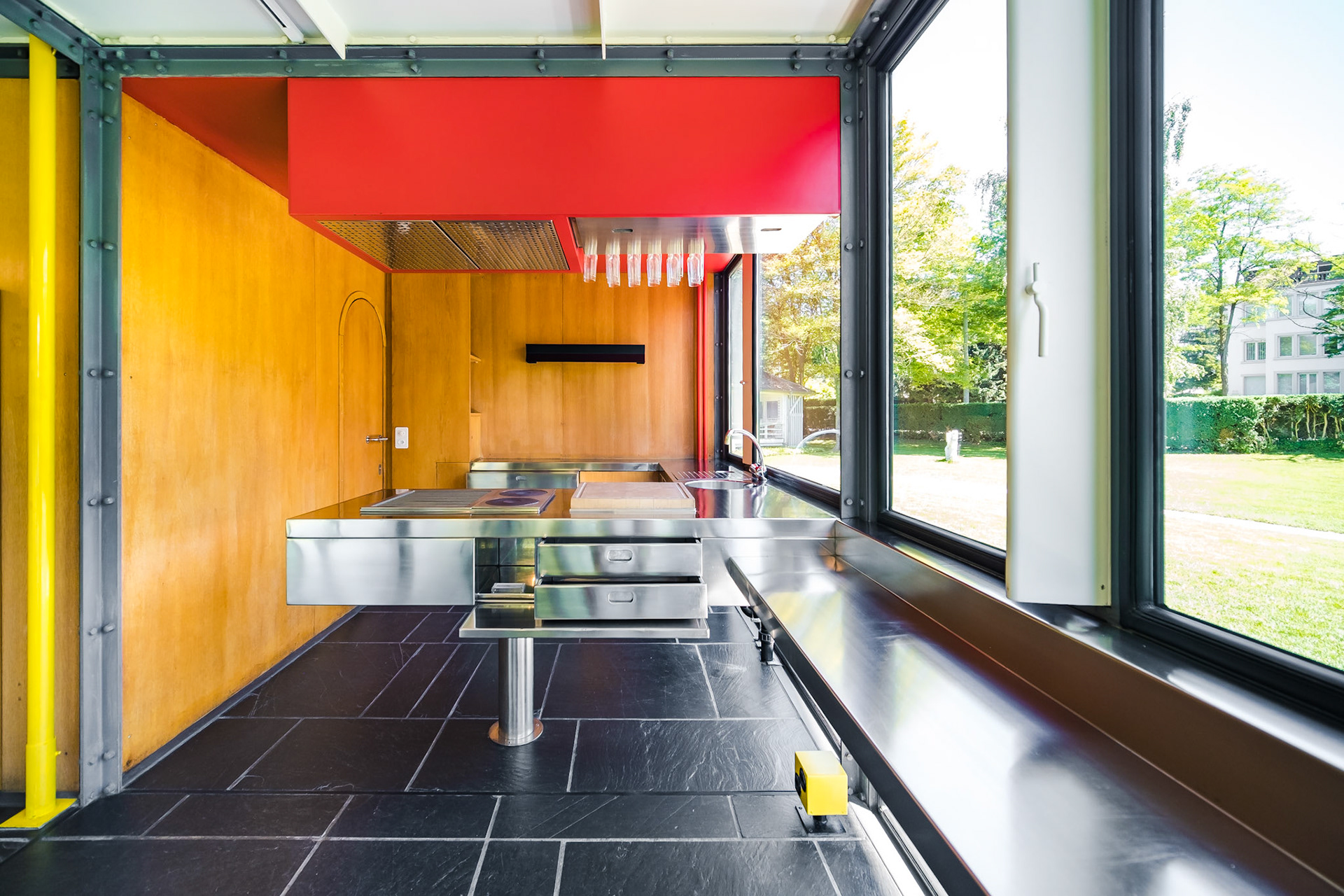 kitchen of Pavillon Le Corbusier
