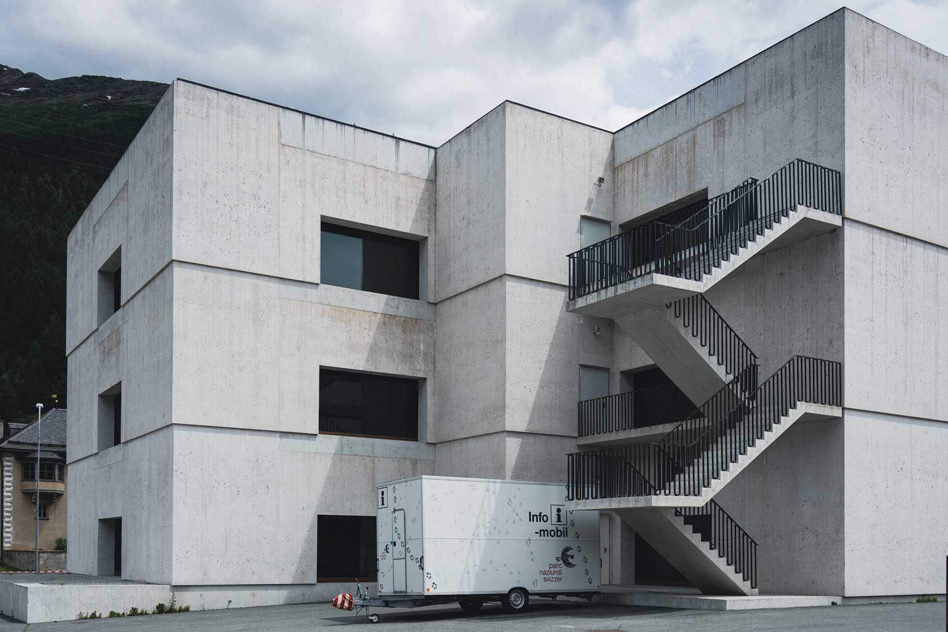 Swiss National Park Visitor Center, Zernez - exterior