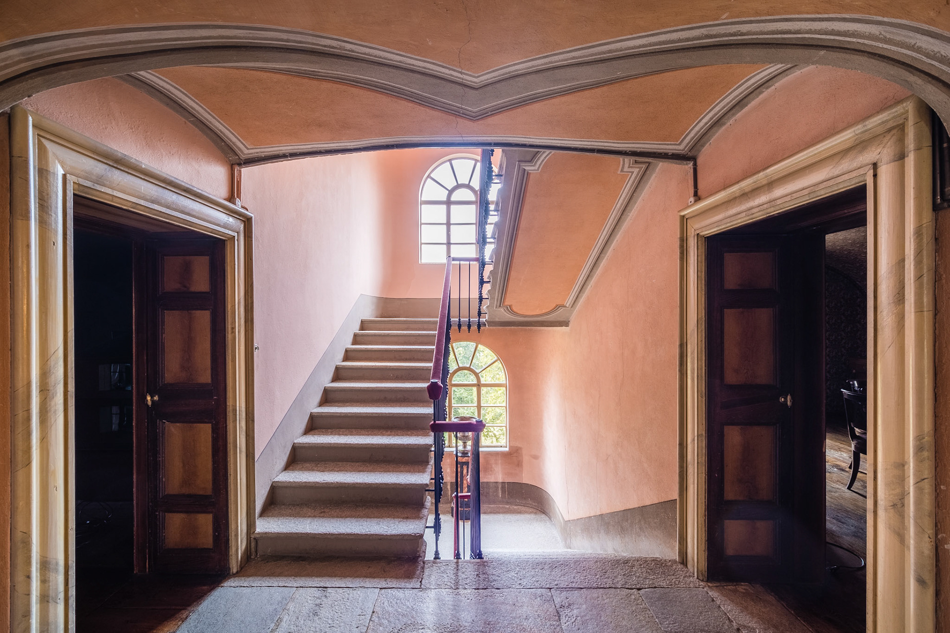 Palazzo Castelmur staircase