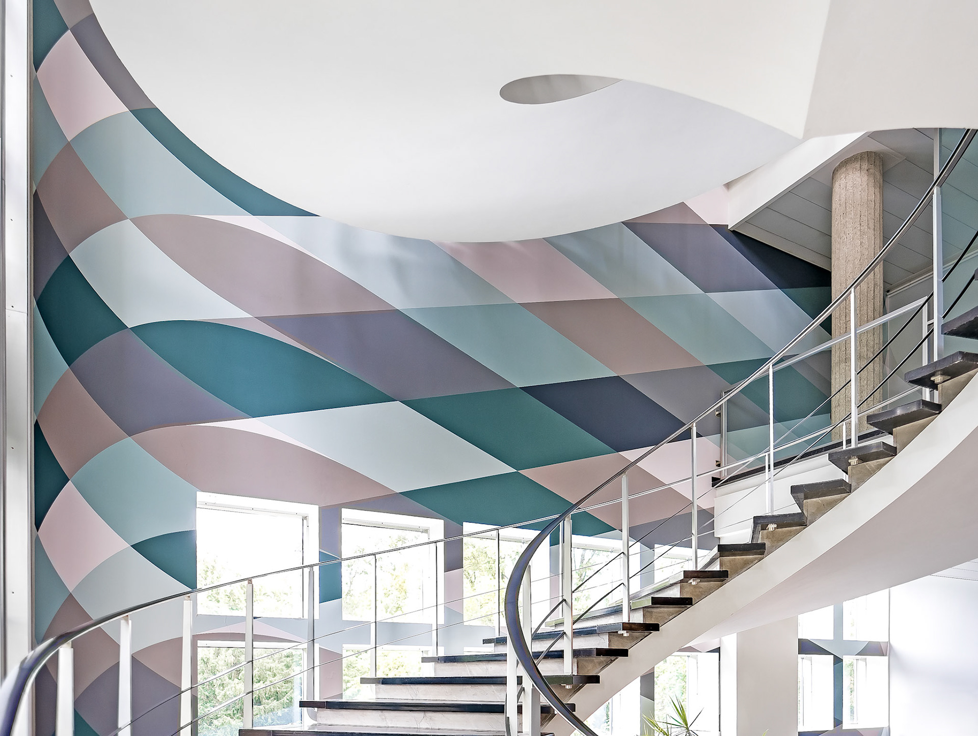 Vaudoise assurances, Lausanne - spiral staircase
