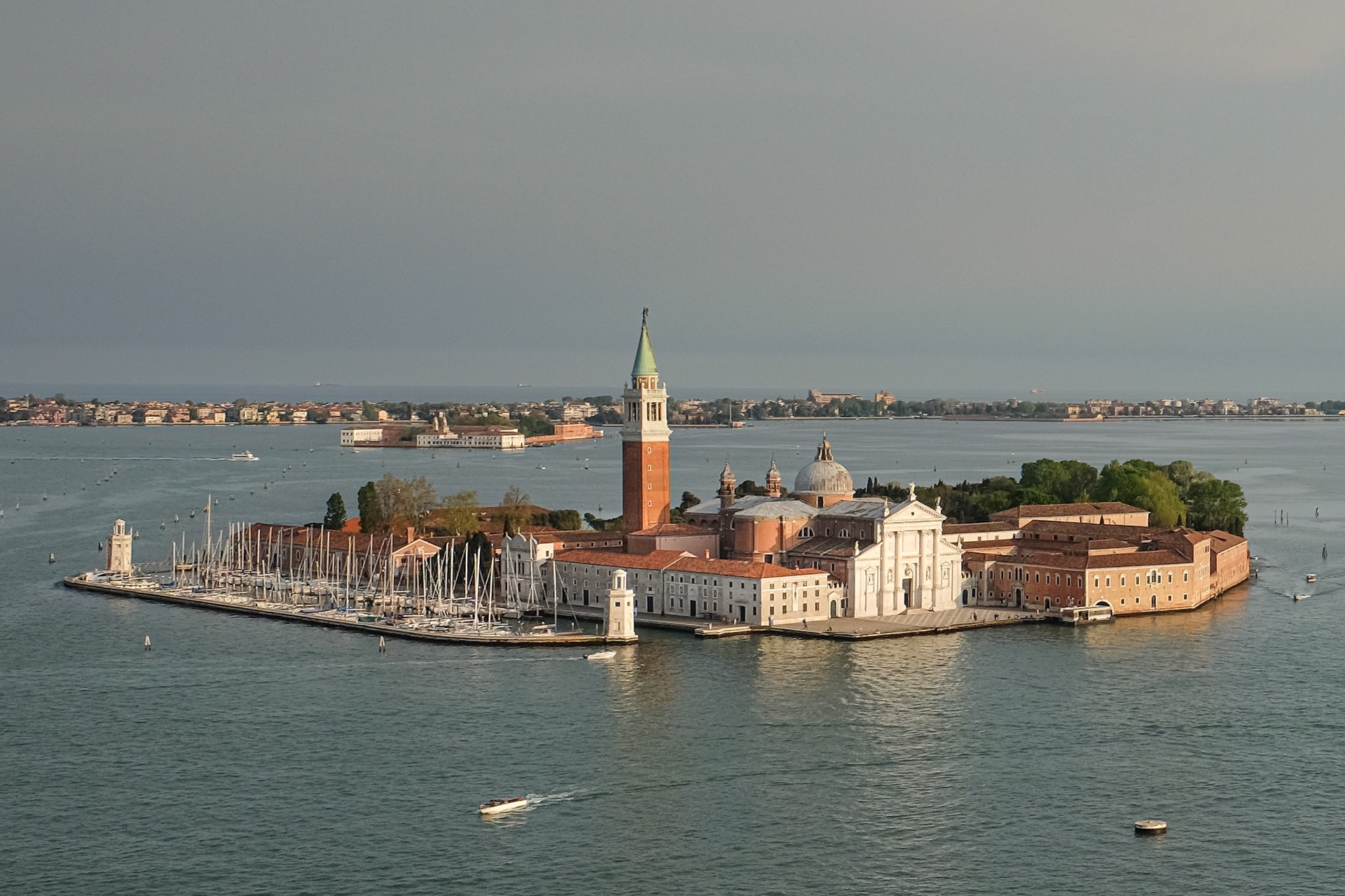 island of Giudecca with Chiesa del Santissimo Redentore