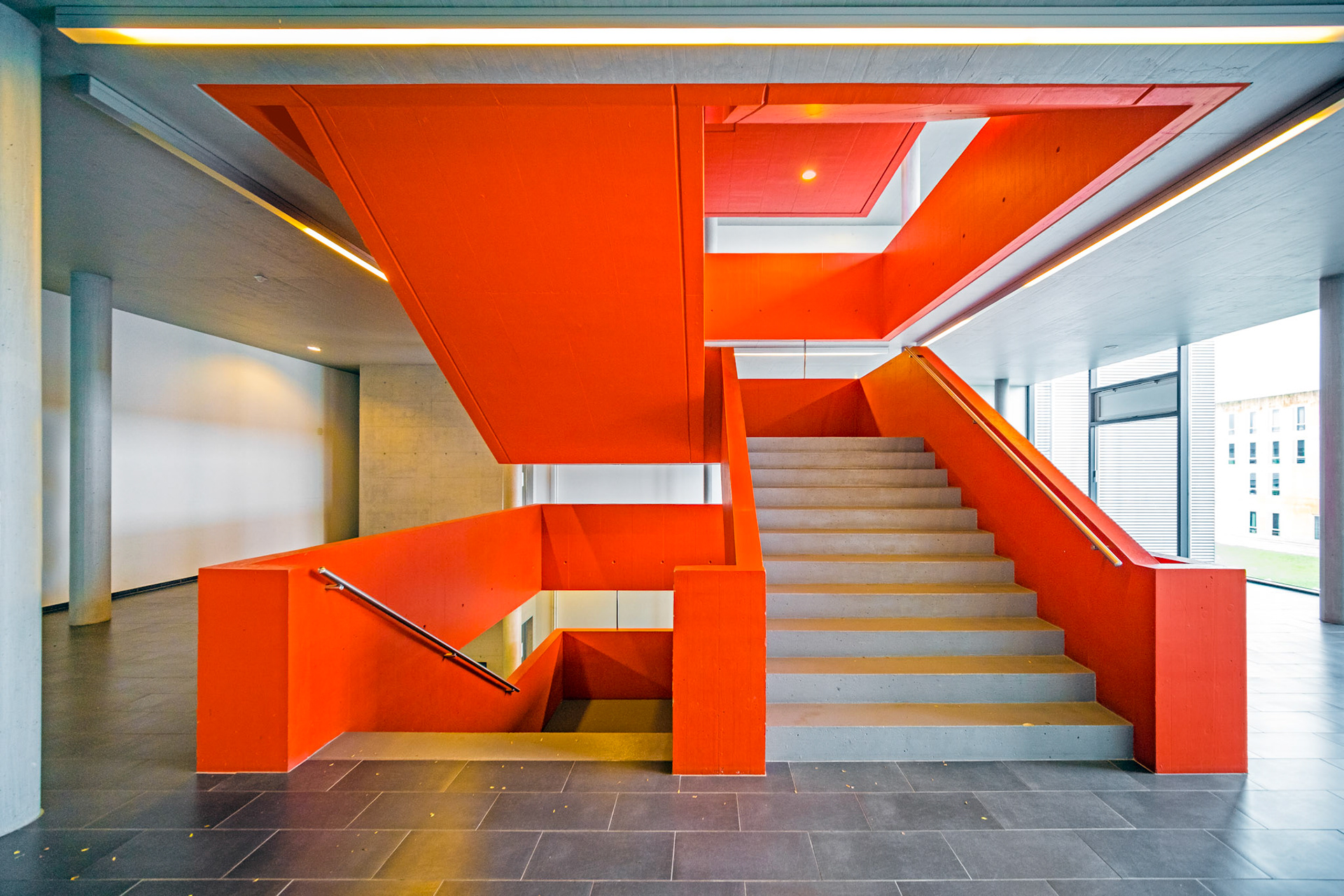 staircase inside Centre St Roch