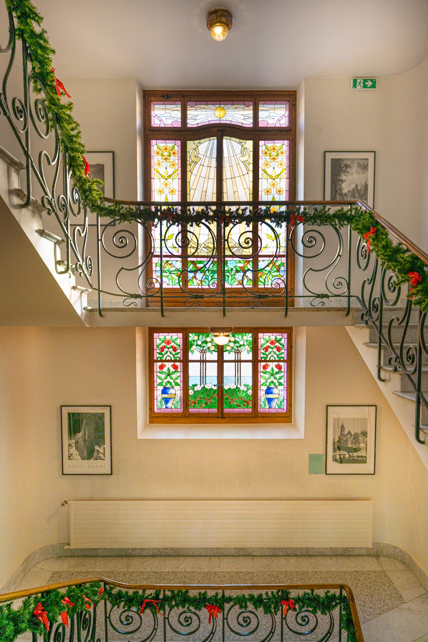 Art Nouveau windows by Eduard Diekman