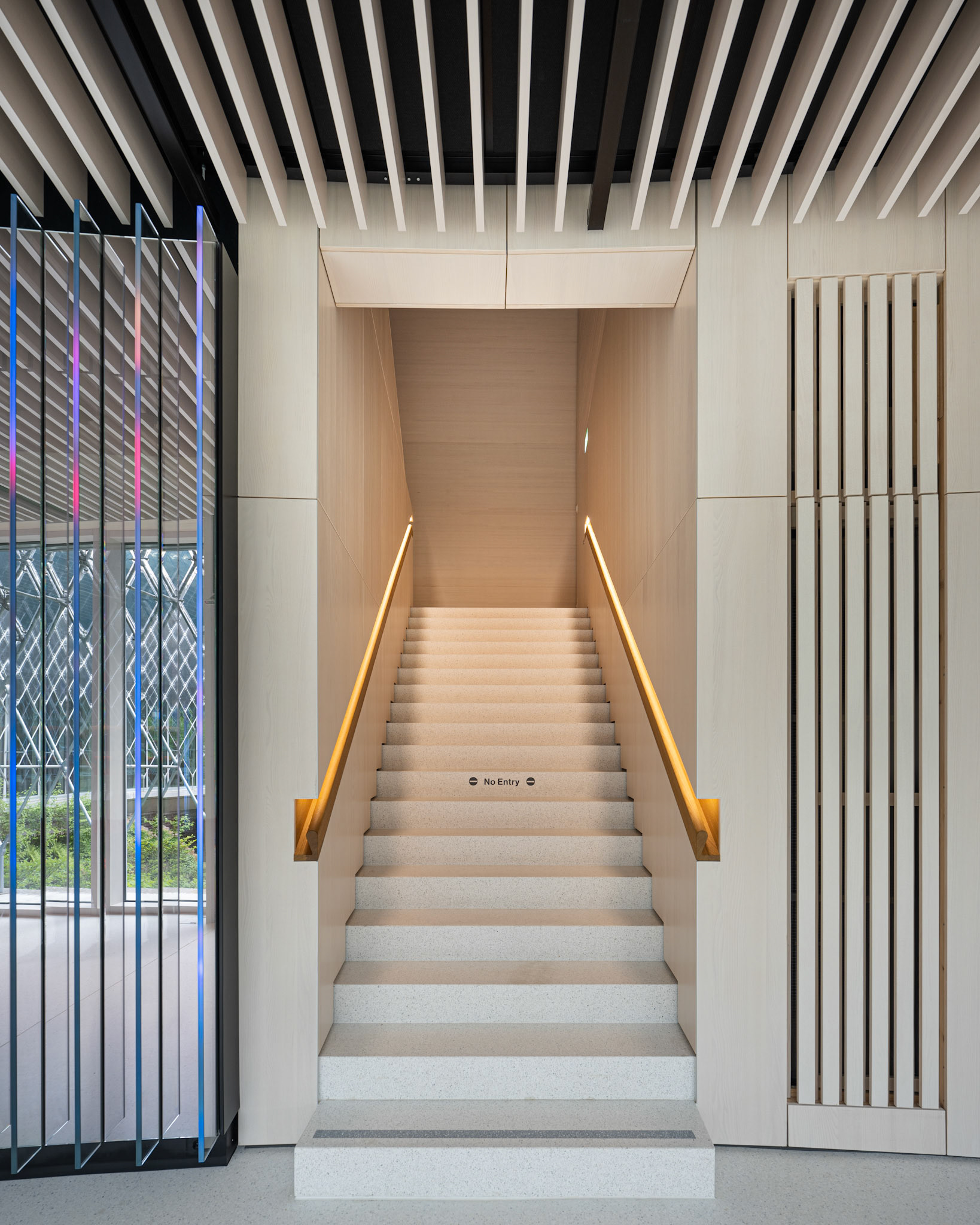 Novartis Pavillon - staircase
