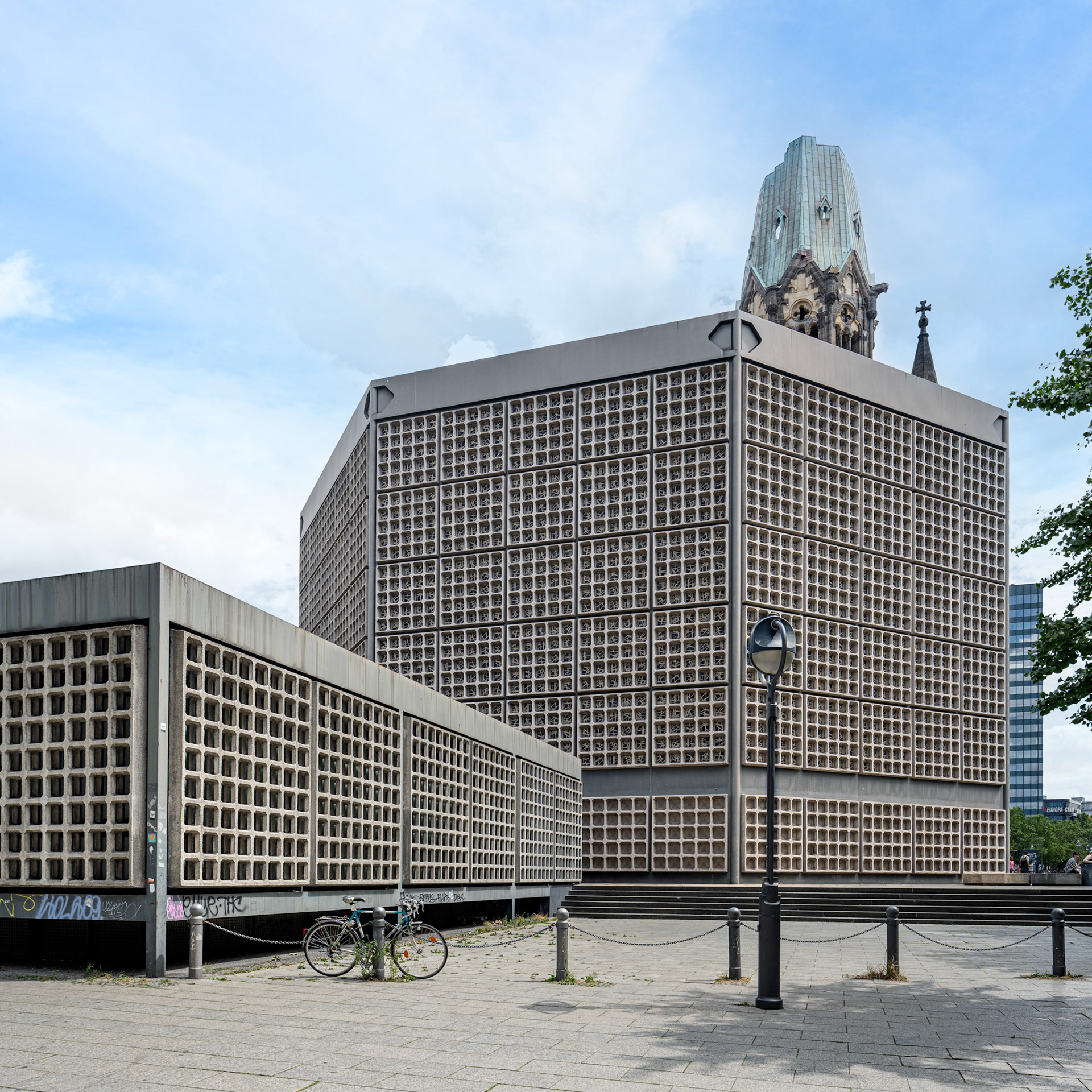 modernist church by Egon Eiermann