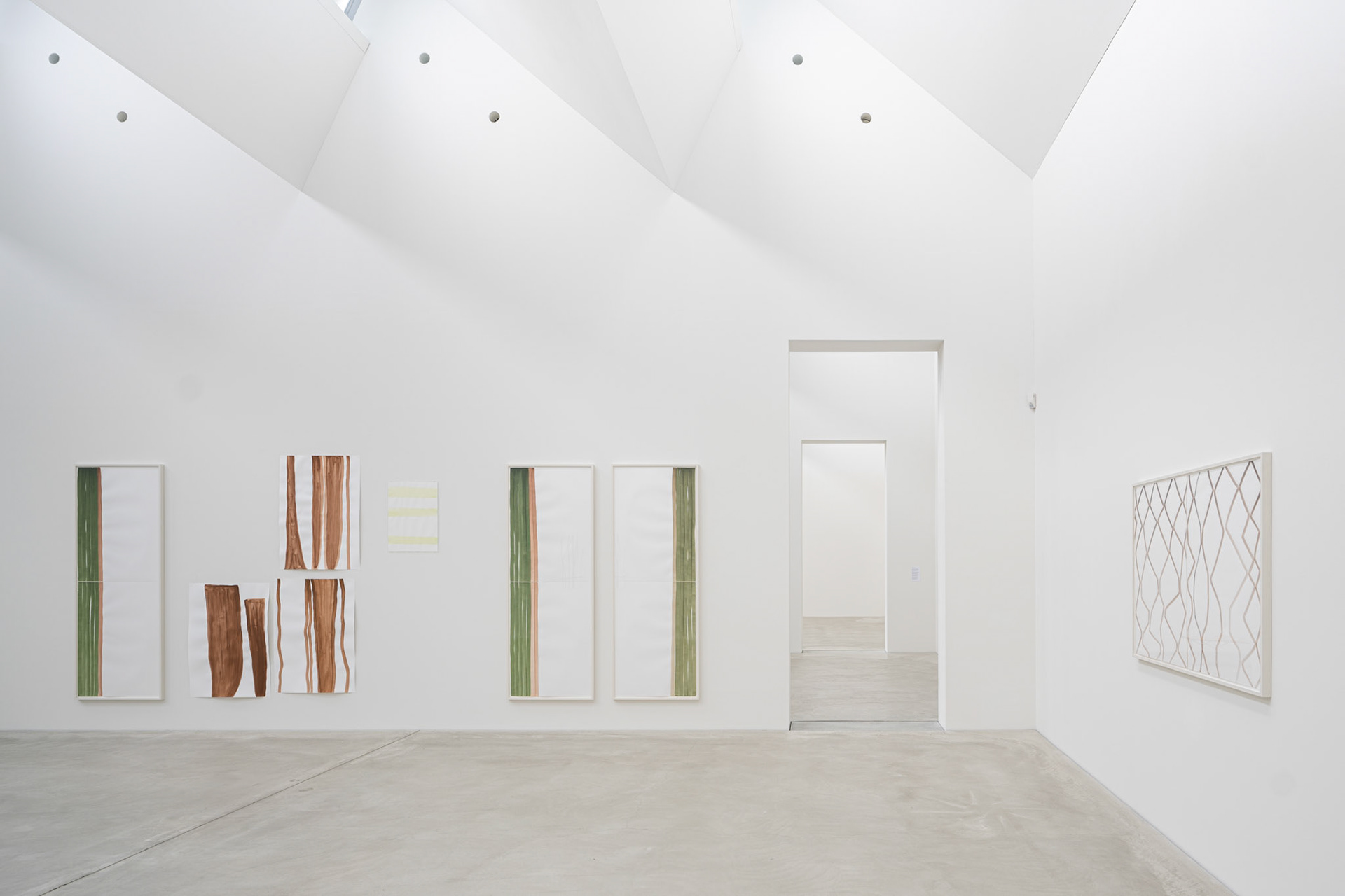 extension building - exhibition by Silvia Bächli