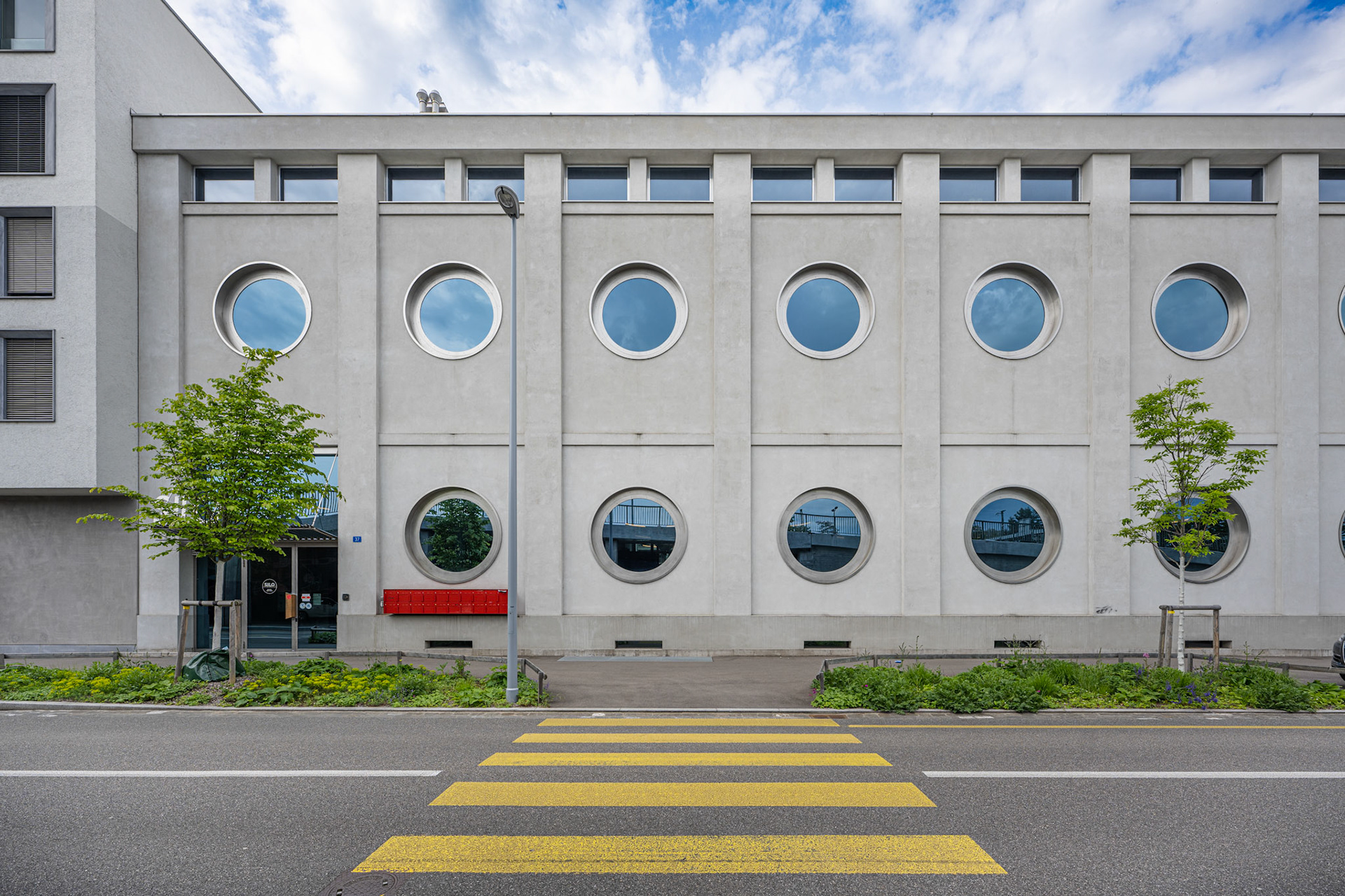 Silo Erlenmatt - facade