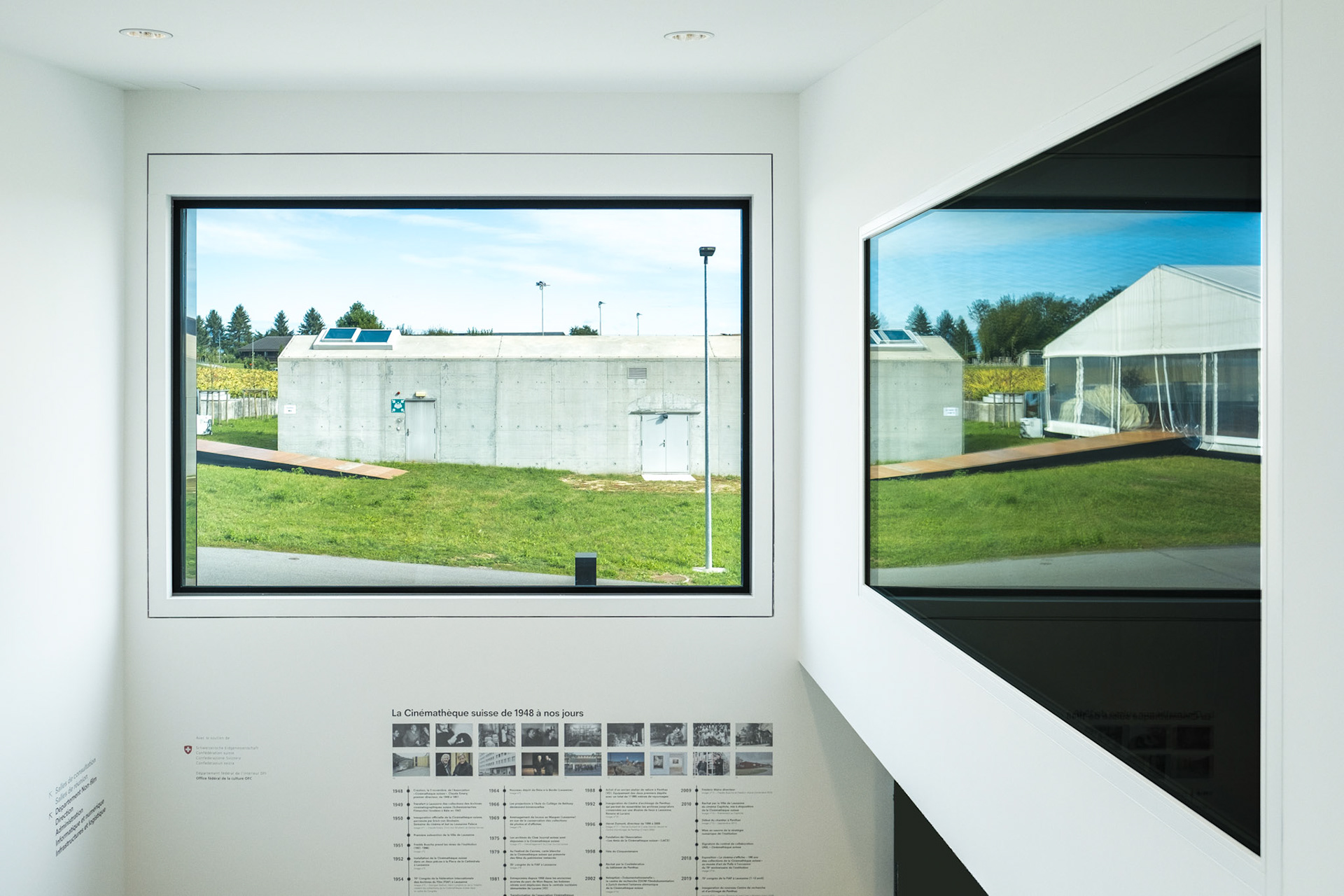Cinémathèque Suisse - large windows