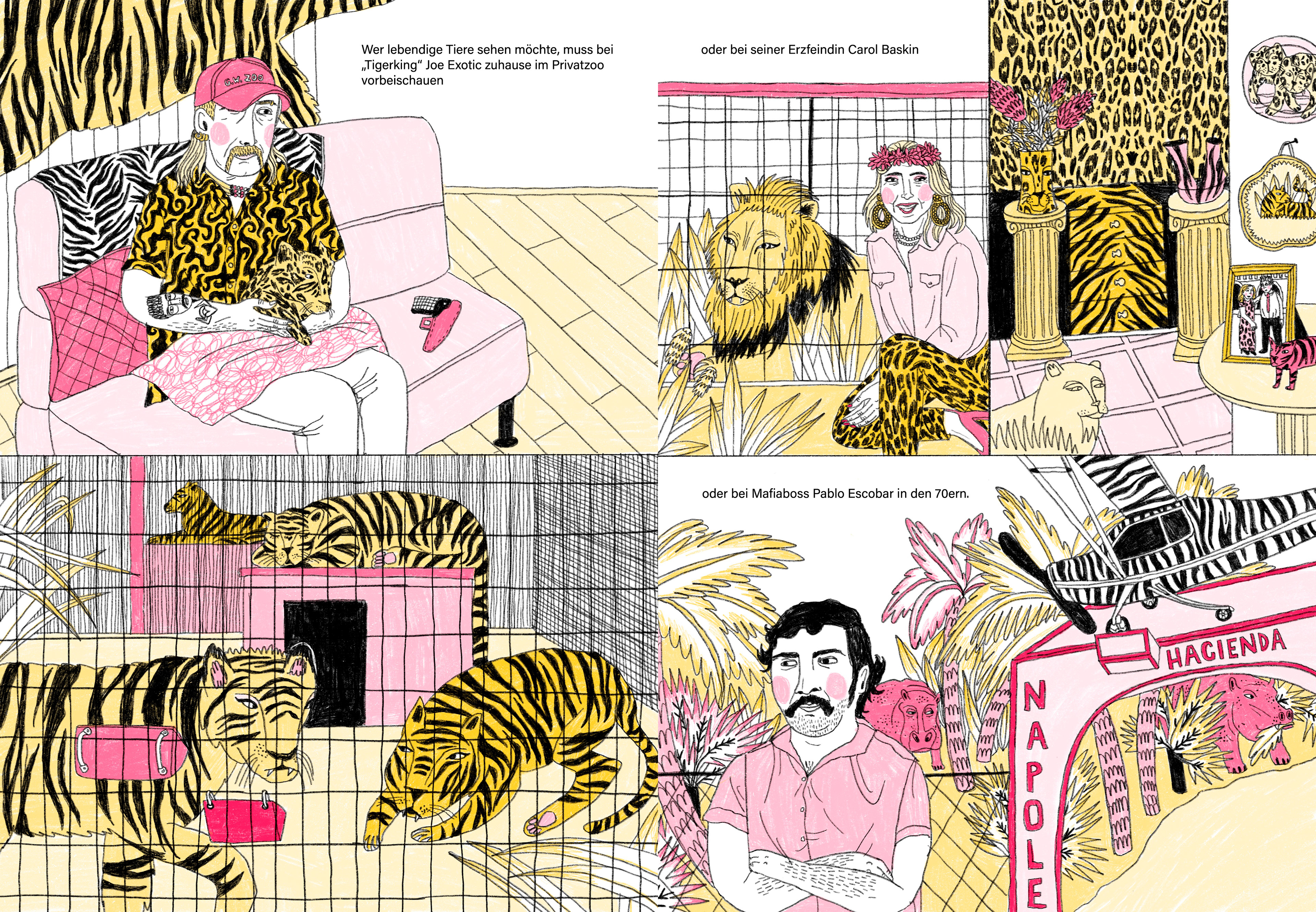 Leben wie die Stars!, Doppelseite Stars and Animals, 2021/22