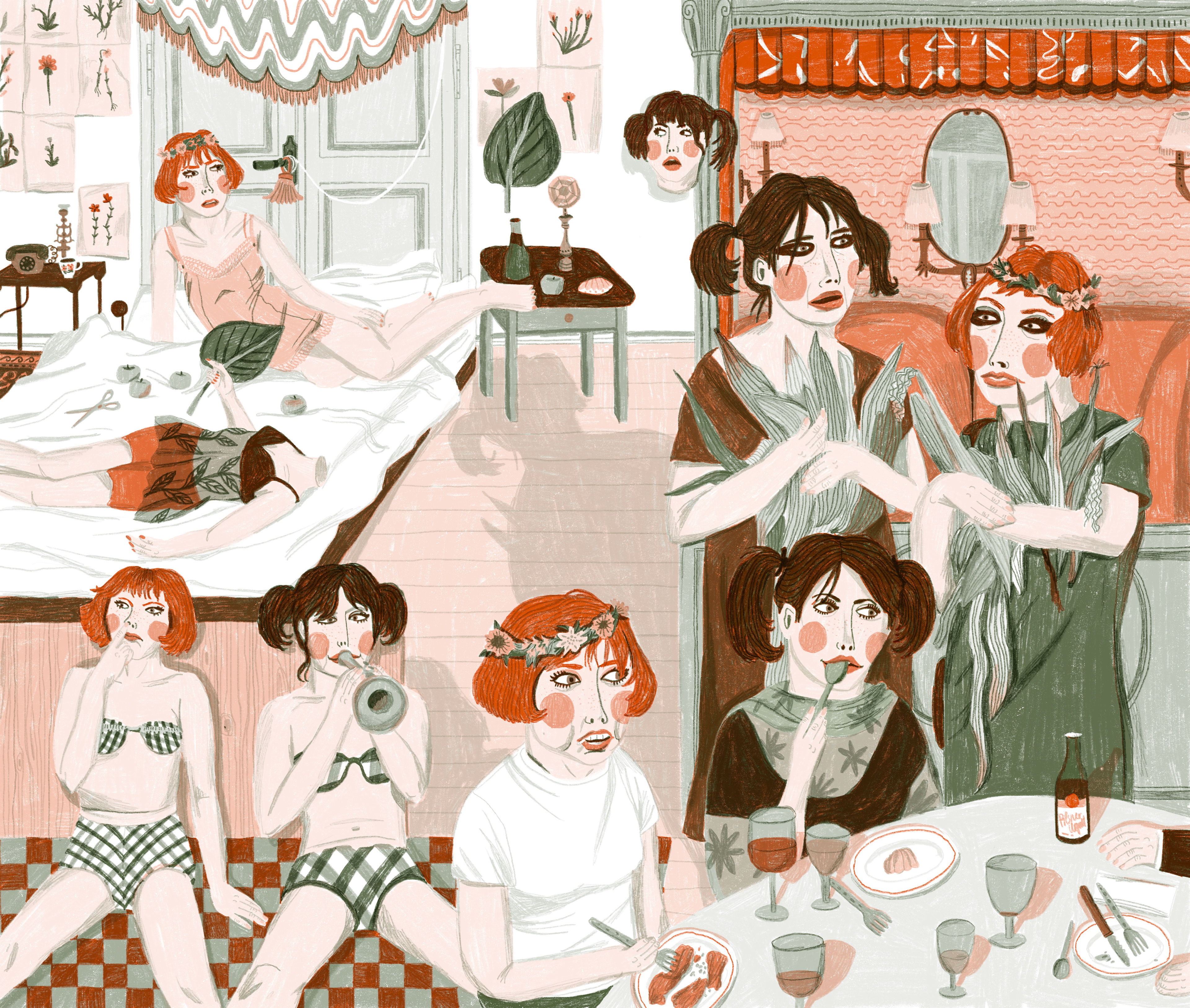 Tausendschönchen, movie Illustration, 2023