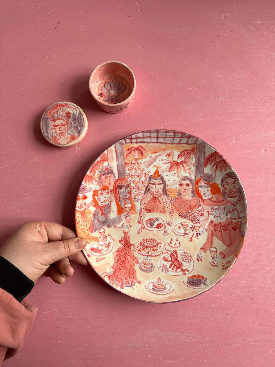 Party plate + Marie Antoinette box, 2023