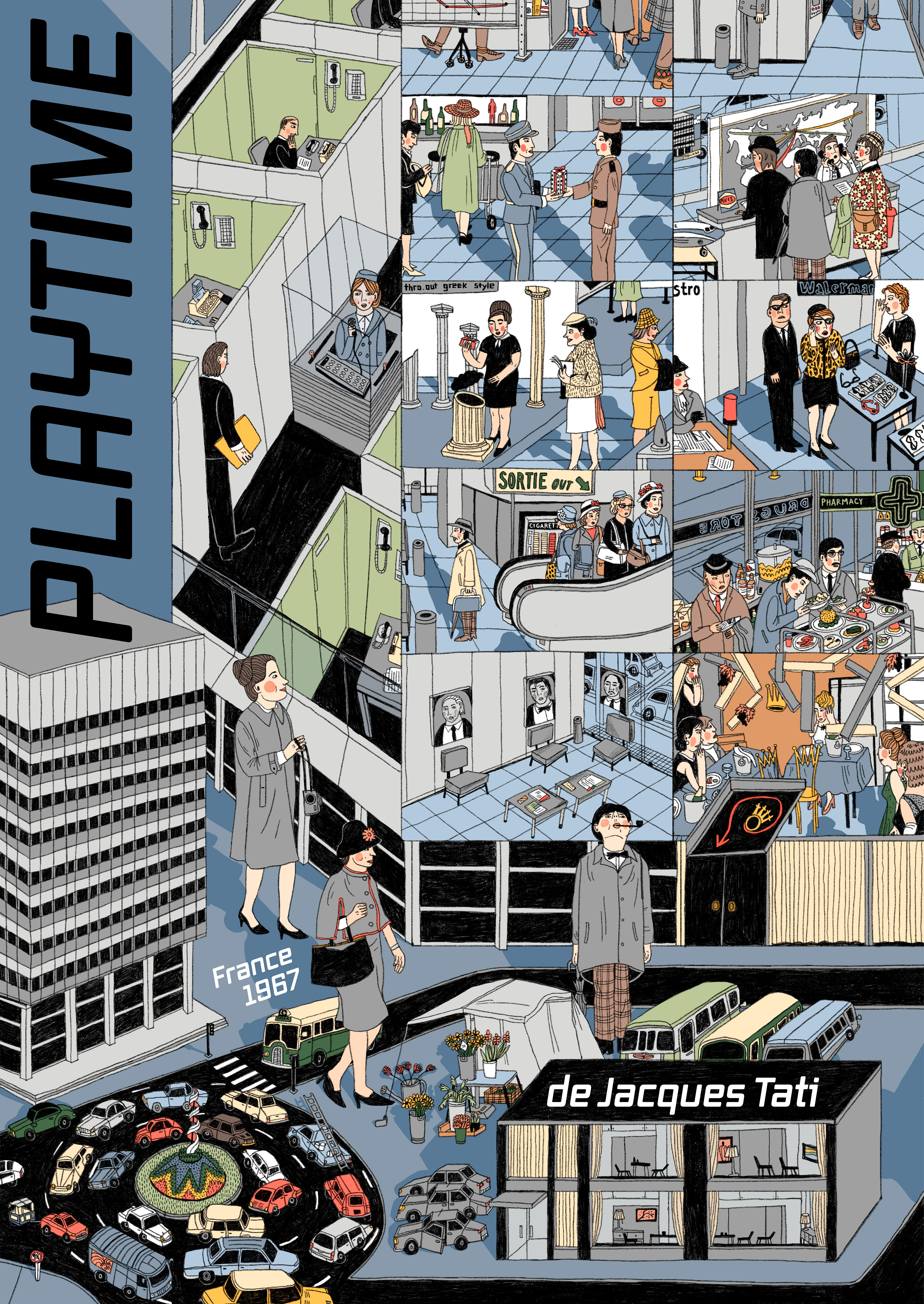 Playtime, Jacques Tati, 2022