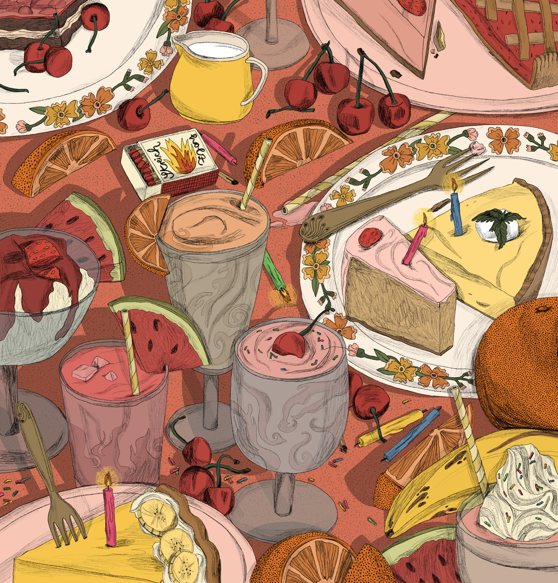 Birthday still life, 2021