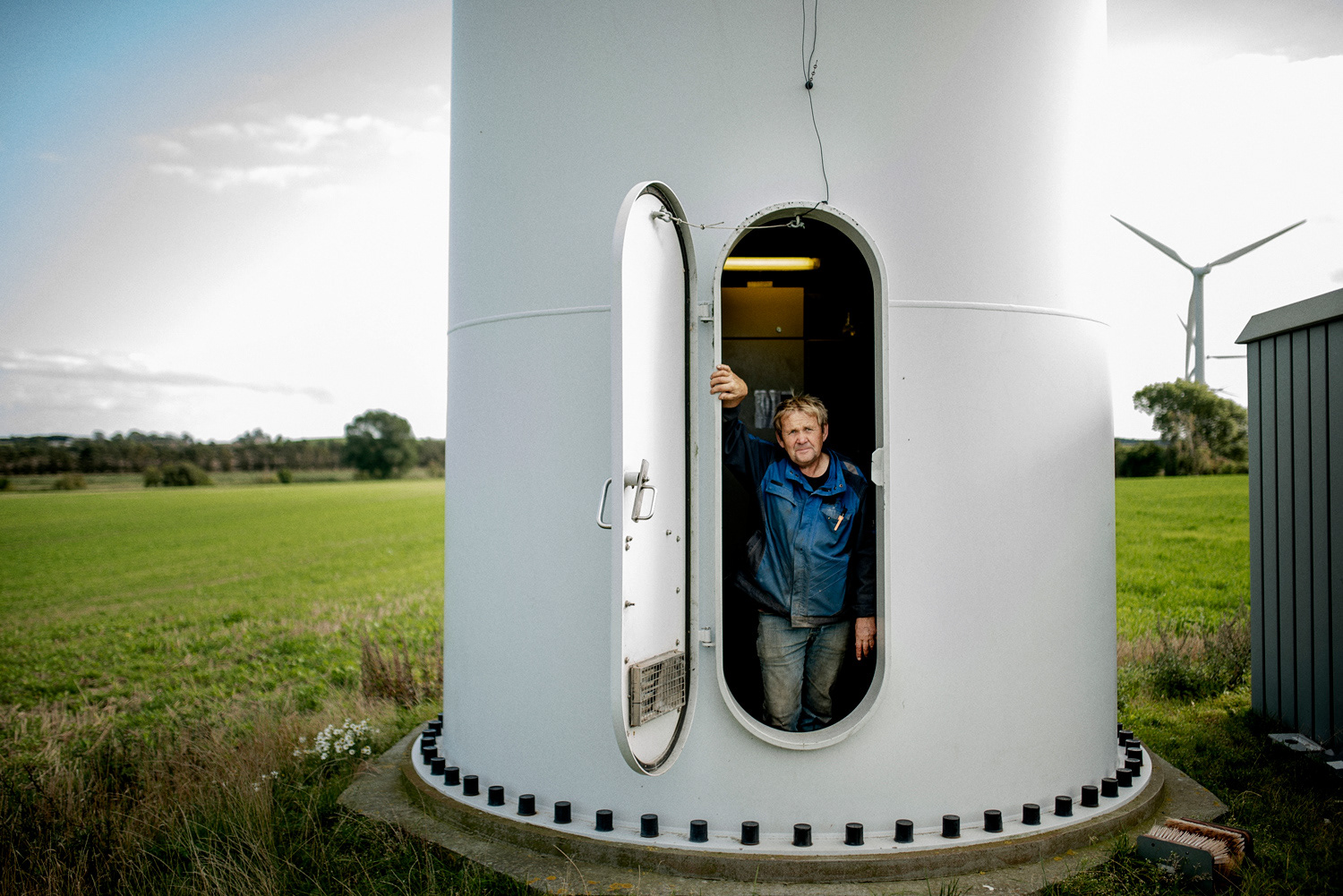 I år 2000 investerede landmand Jørgen Tranberg seks mio. kroner i sin egen vindmølle