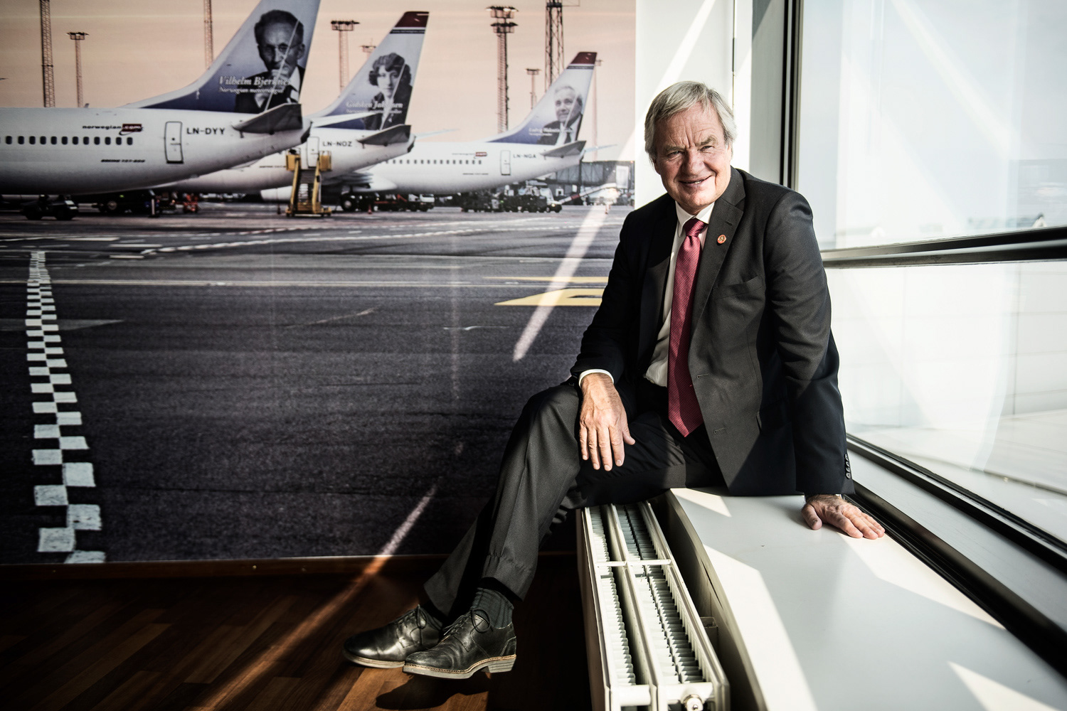 Medstifter og tidligere direktør i Norwegian Bjørn Kjos