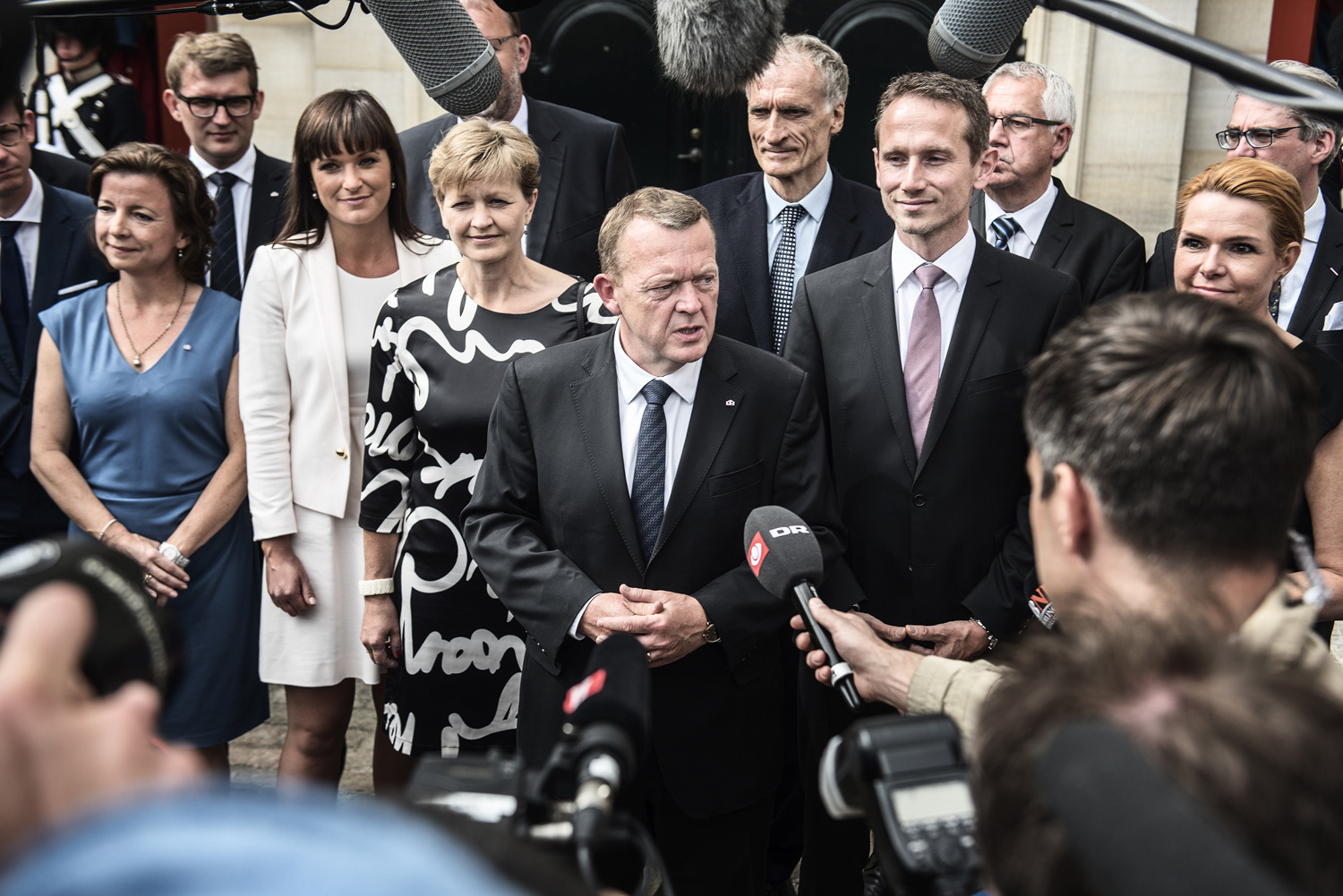 Lars Løkke Rasmussen præsenterer regering 
