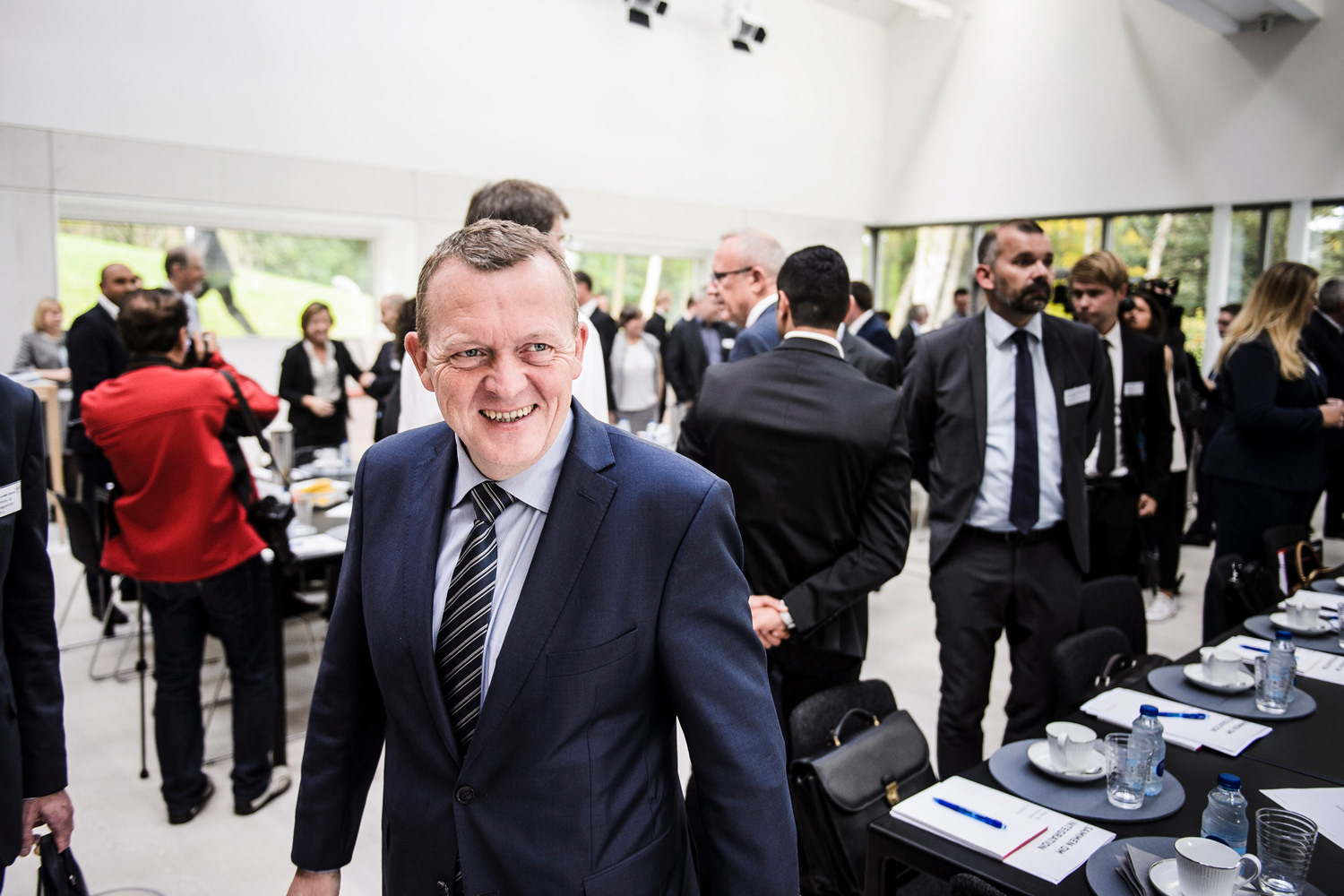 Lars Løkke Rasmussen på Marienborg