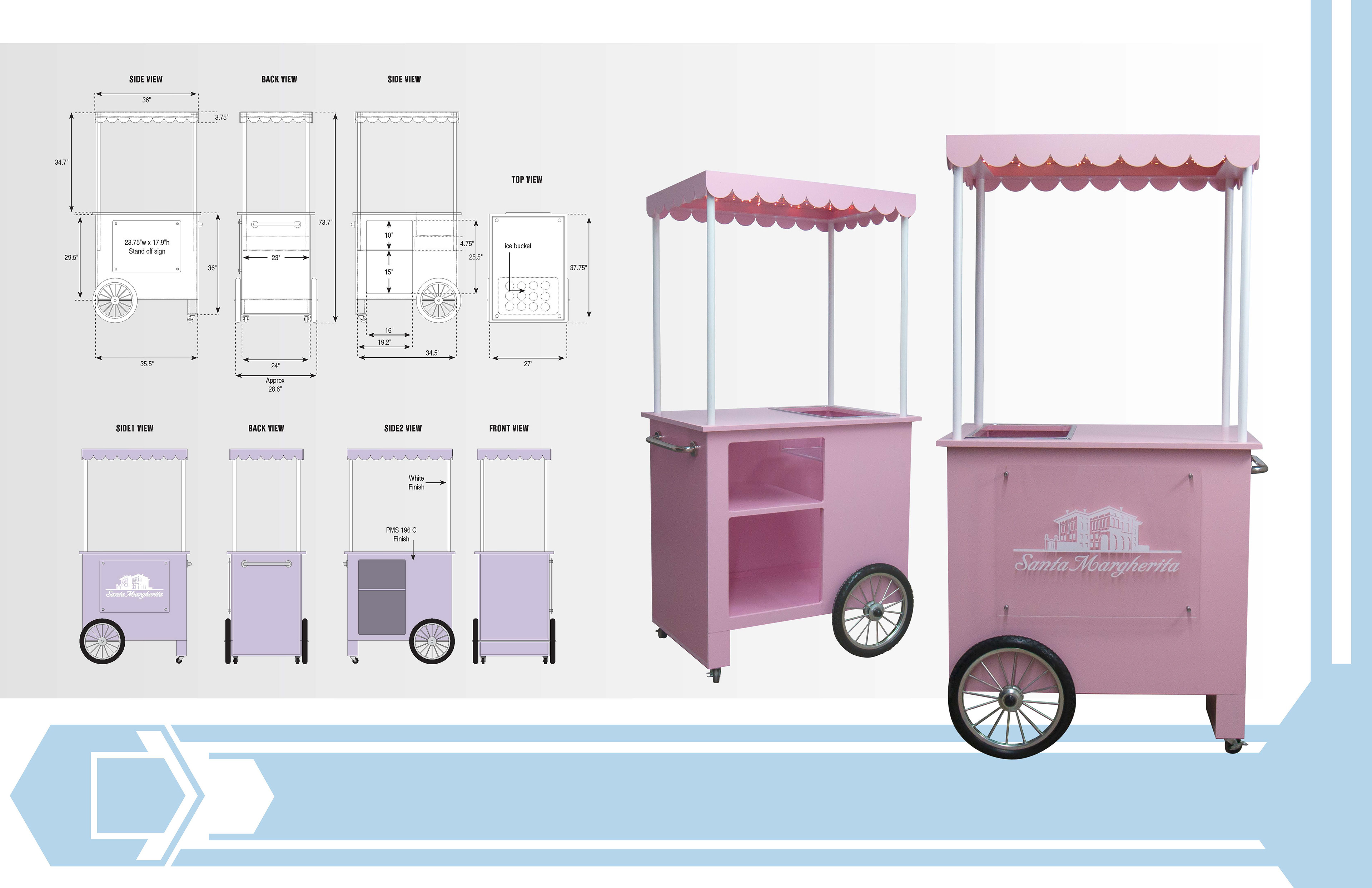 Product Design: Promotional Drink Cart