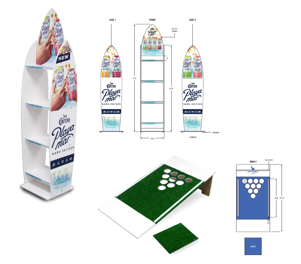 Product Design - Surfboard Shelf and Golf Game