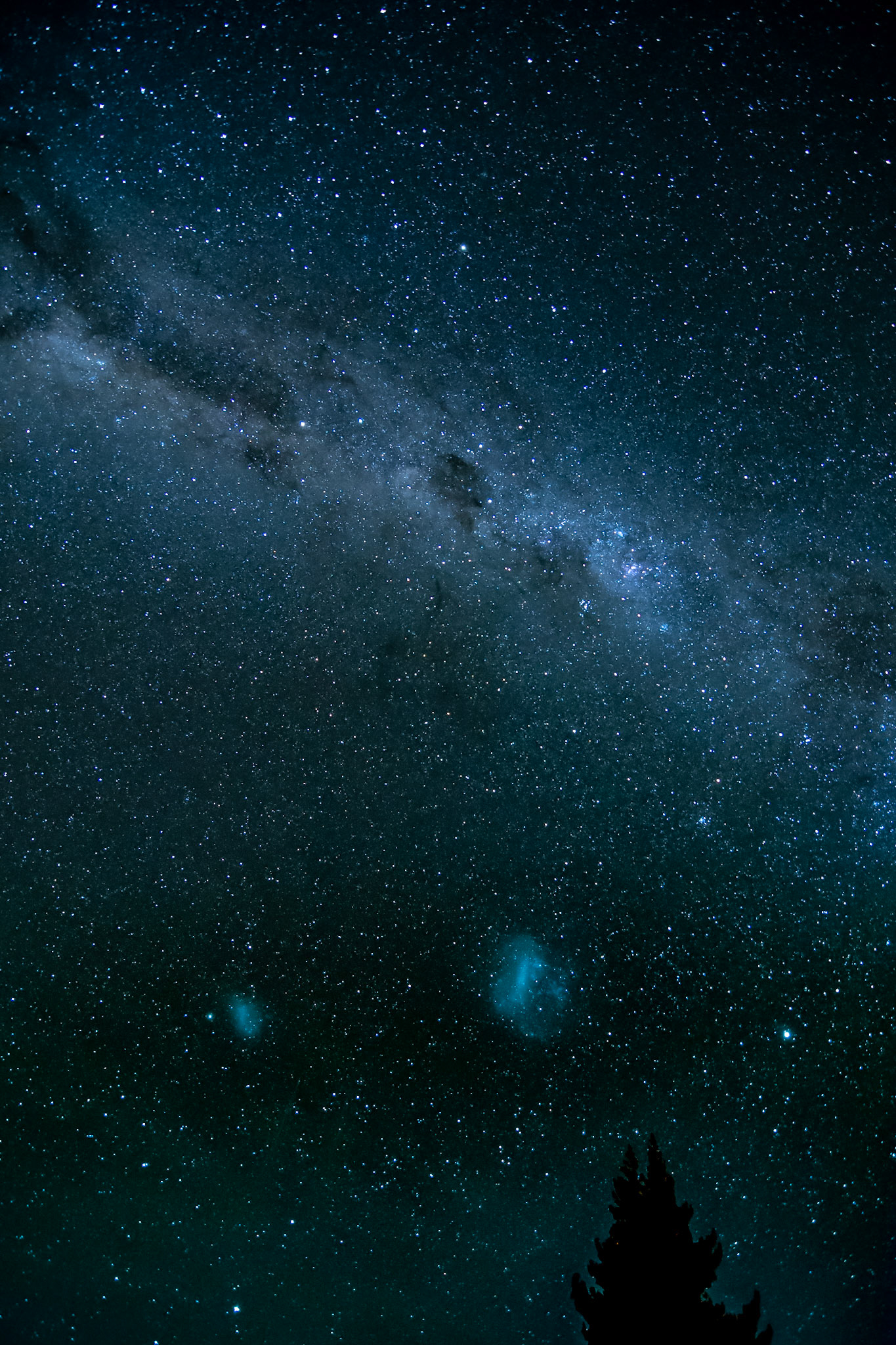 Milky Way, 30 sec unguideded exposure from Lake Tekapo, New Zealand.