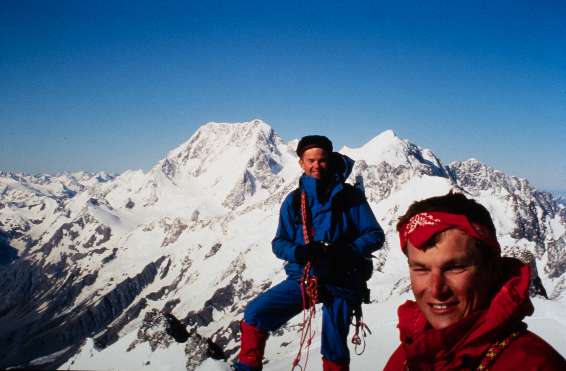 The gang on the summit of the Minarets
