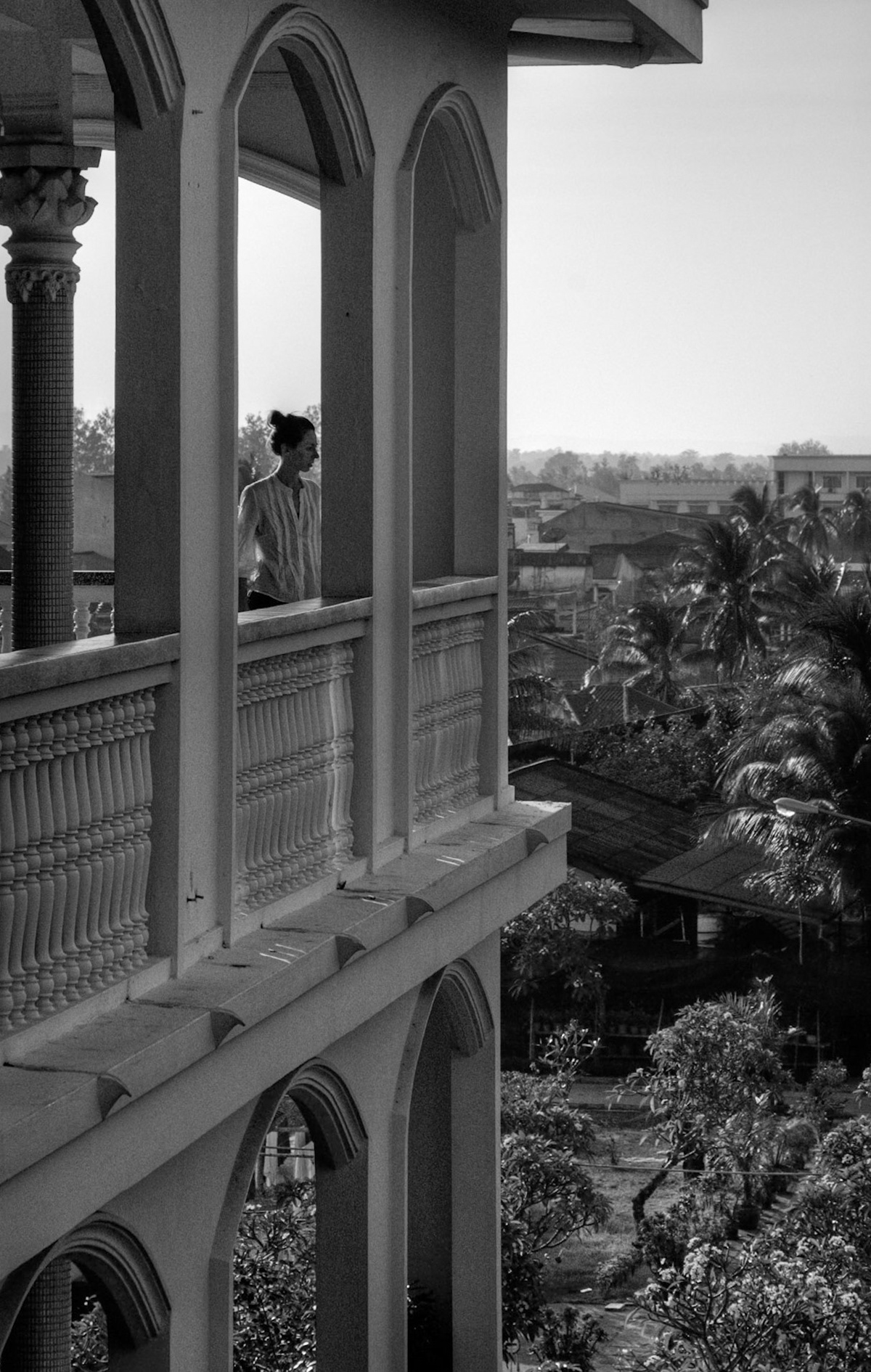 Becs at the Champasak Palace - Pakse - Laos