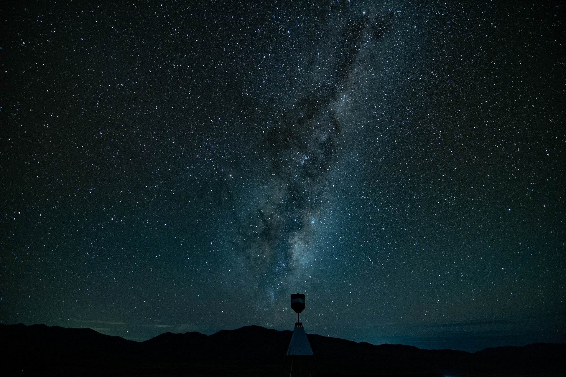 Milky Way, 30 sec unguideded exposure from Lake Tekapo, New Zealand.