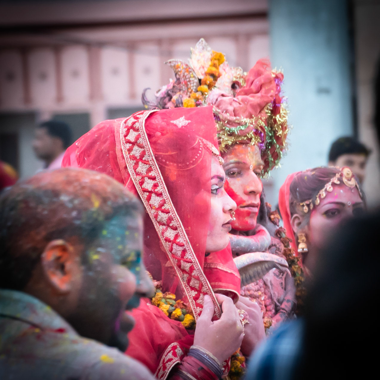 Holi, Marikanka Ghat, Kashi, India