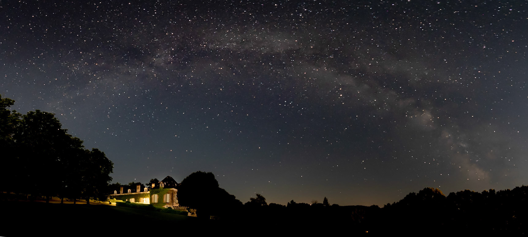 Milky Way from Cubjac, France