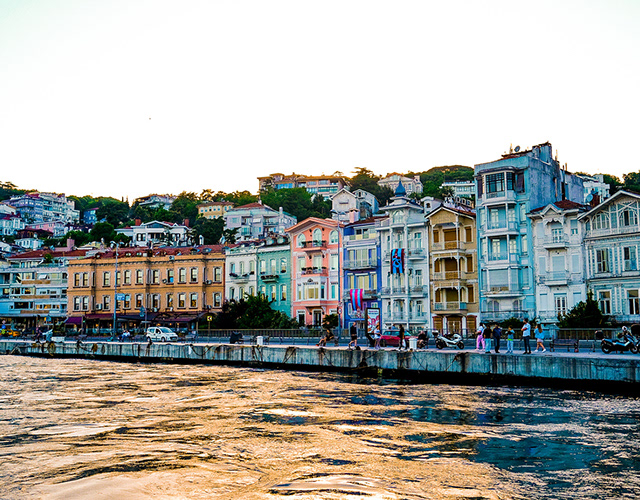 European waterfront city scene photographed by Craig Diamond