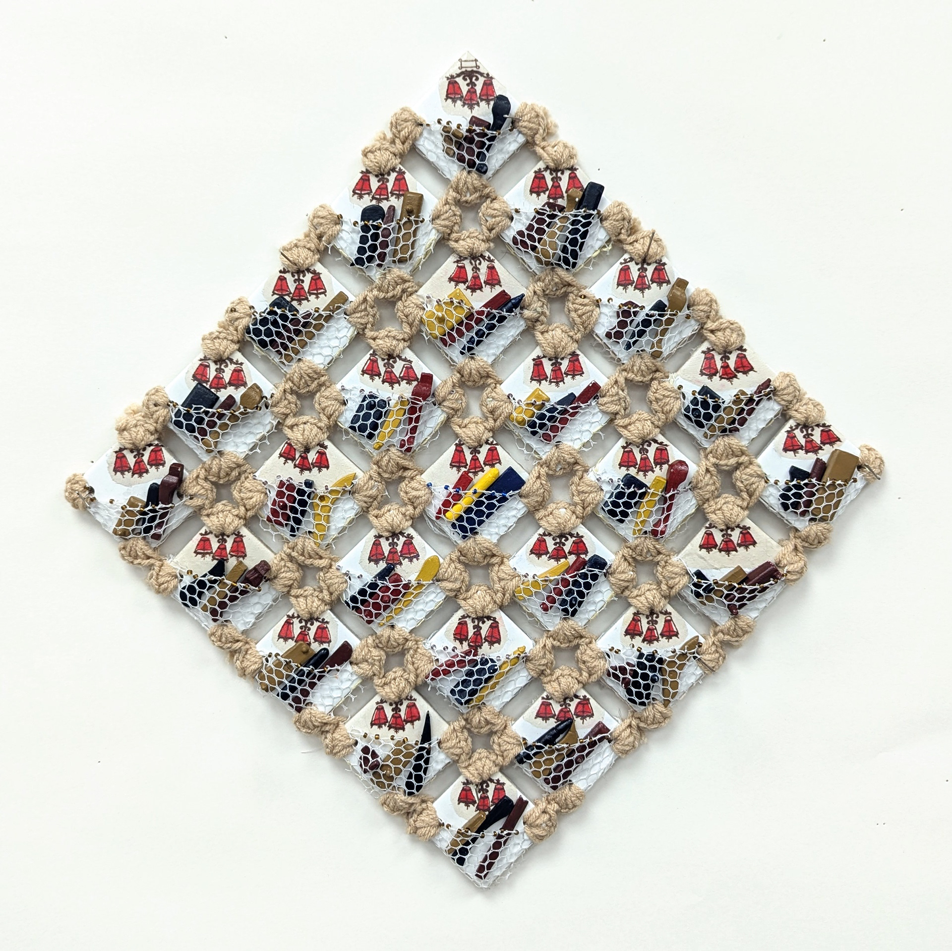 Broken Dollhouse (Mixed Media), April 2025