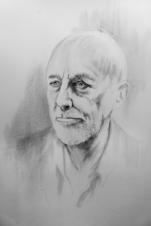 Jacques, watercolor, 56 x 76 cm, 2019