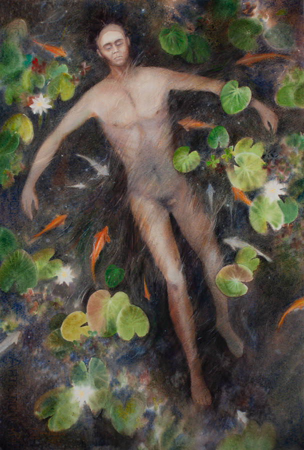 Ophelius, watercolor, 56 x 38 cm, 2022