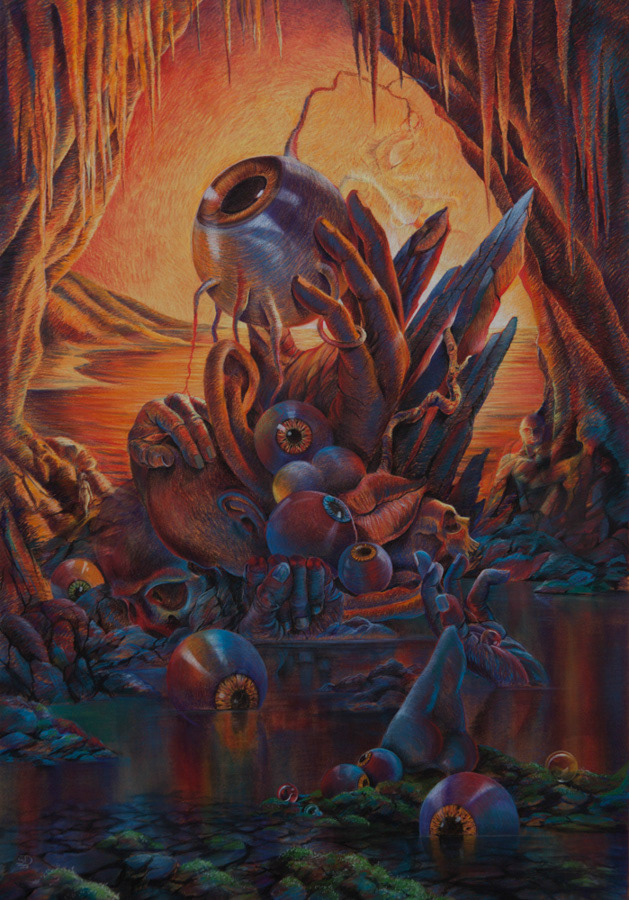 Hidden Treasure, pastel, 100 x 70 cm, 2018