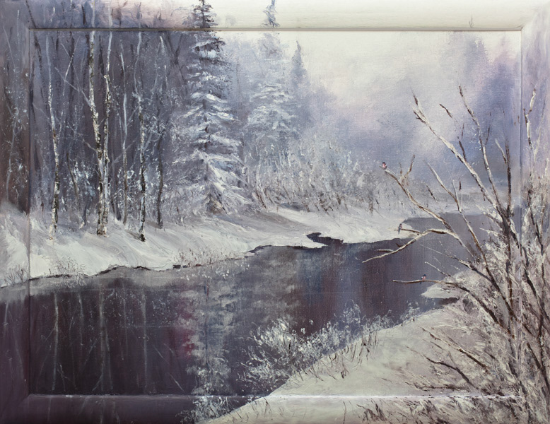 Winter dream, oil on canvas, 90 x 70 cm, 2015