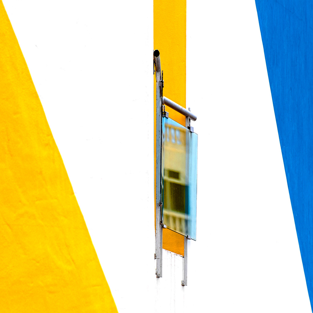 Yellow, White and Blue